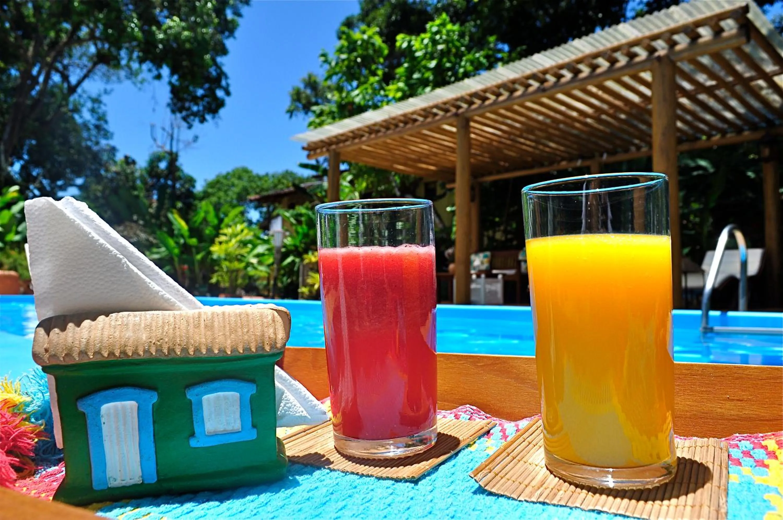 Food and drinks in Pousada Quarto Crescente