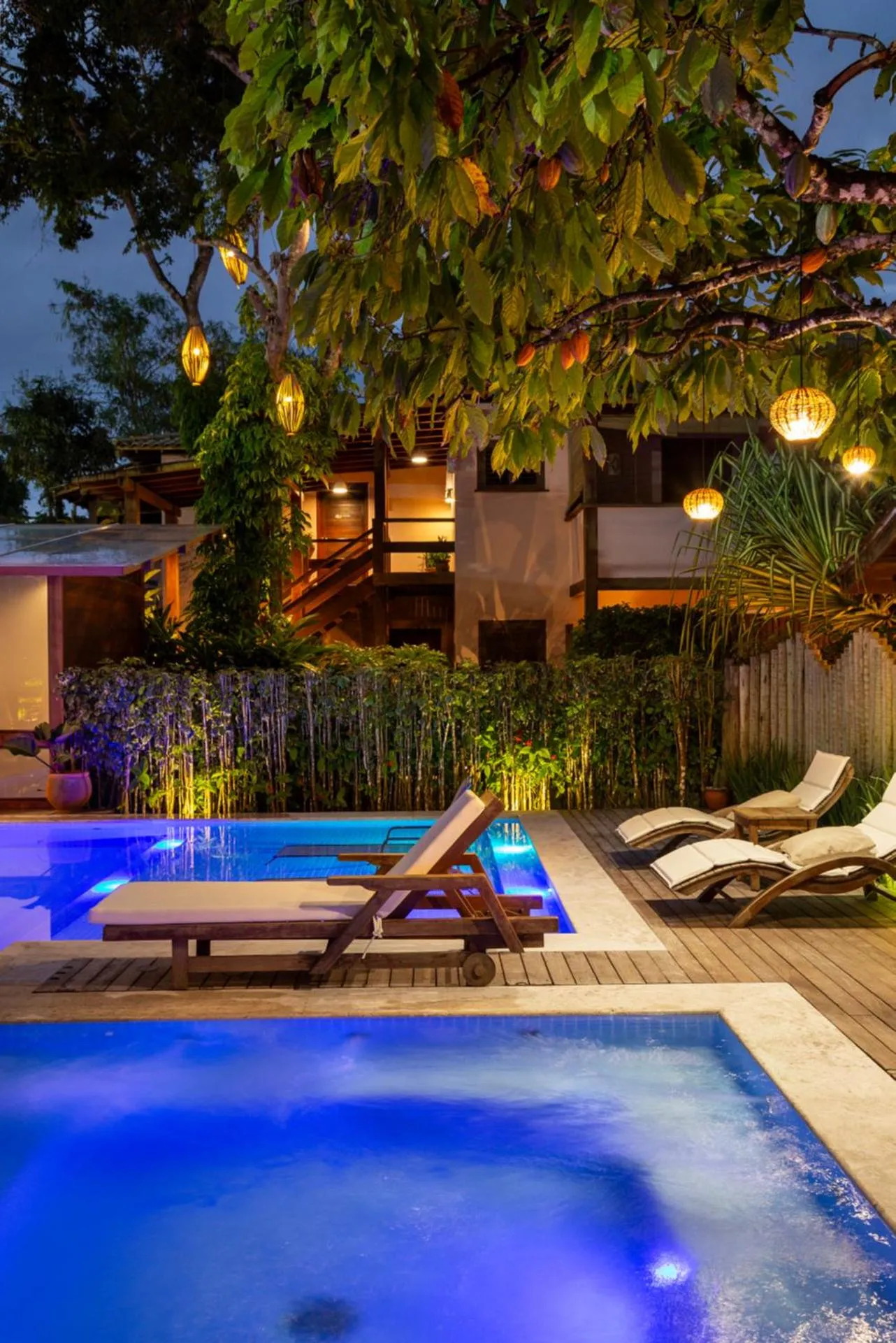 Swimming pool in Pousada Quarto Crescente