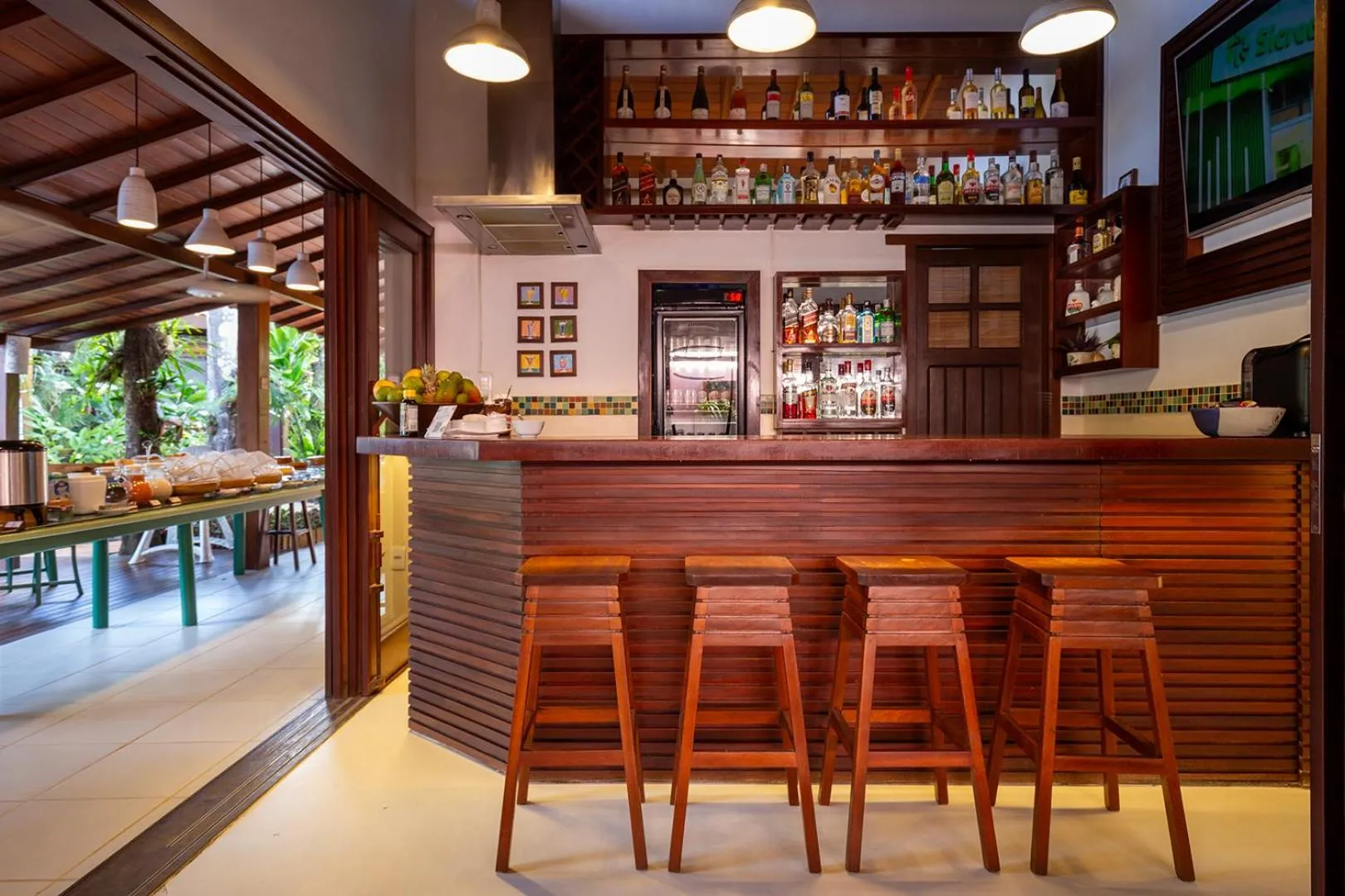 Lounge or bar in Pousada Quarto Crescente