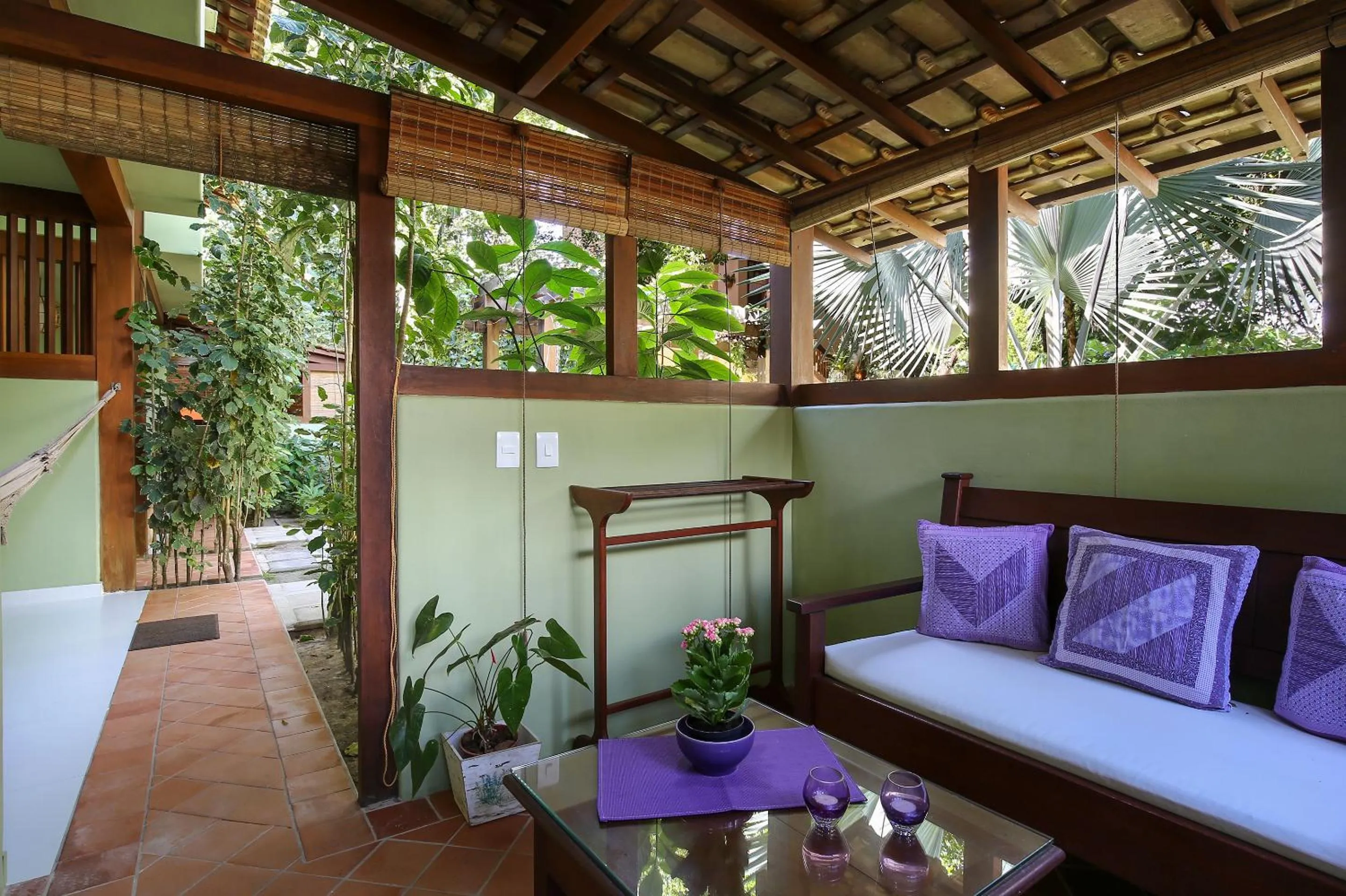 Patio in Pousada Quarto Crescente