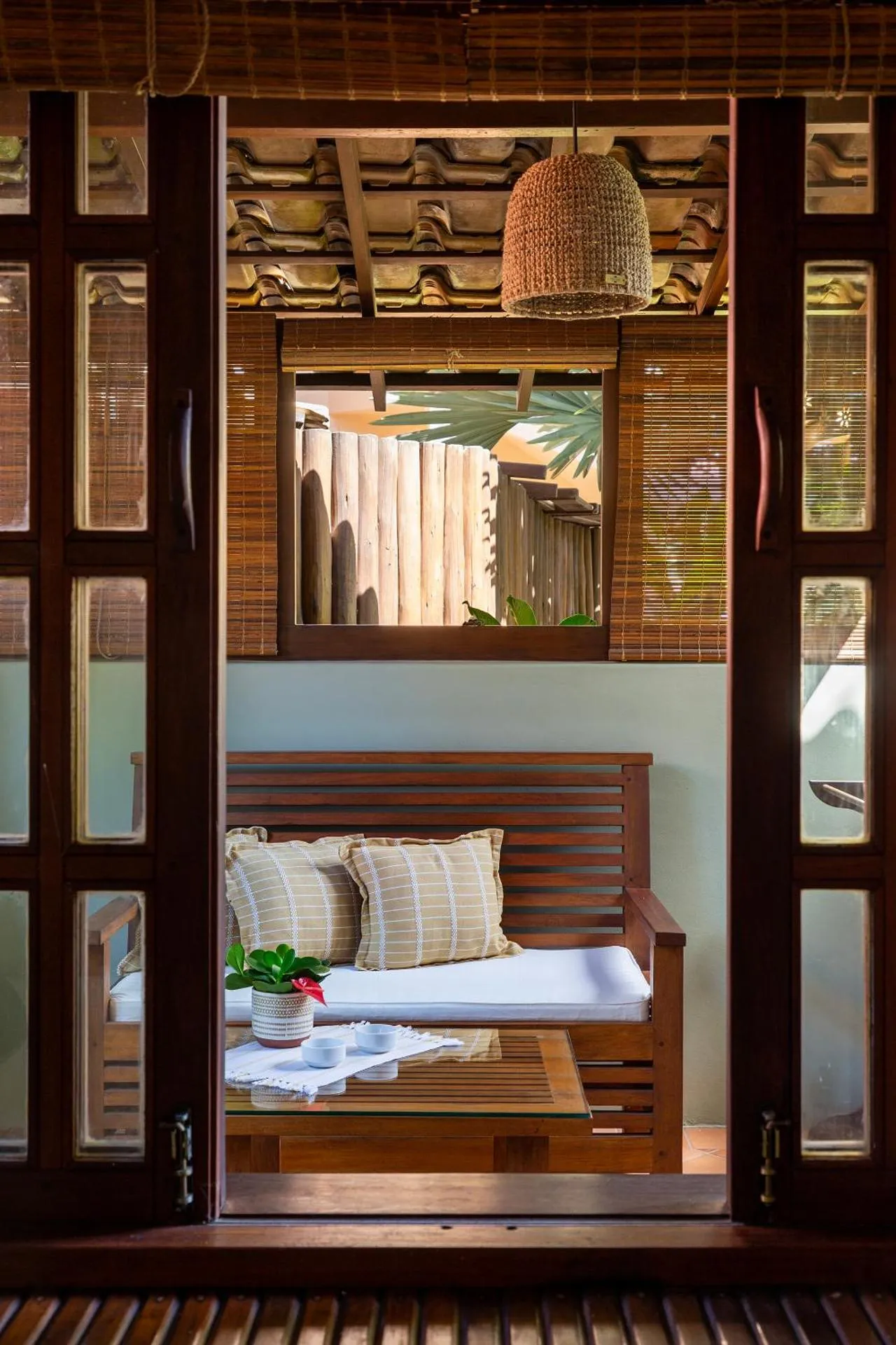 Living room in Pousada Quarto Crescente