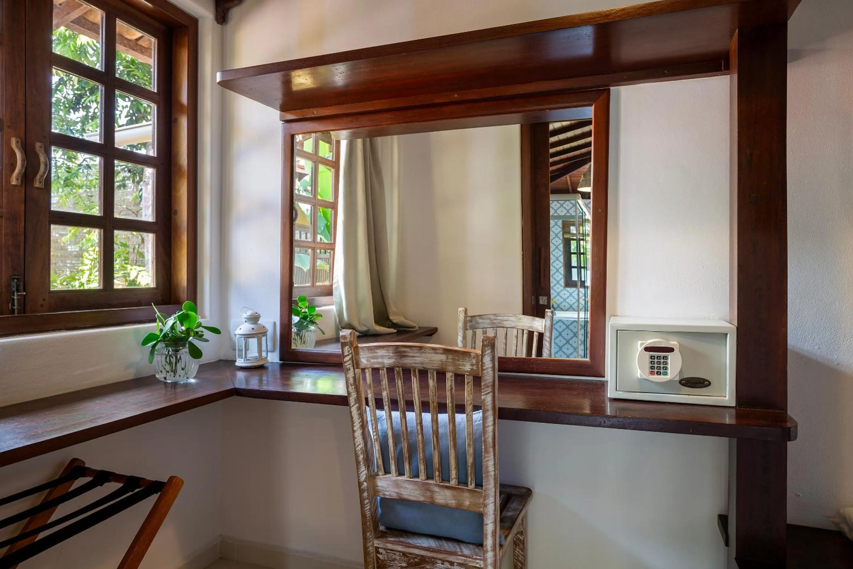 Seating area in Pousada Quarto Crescente