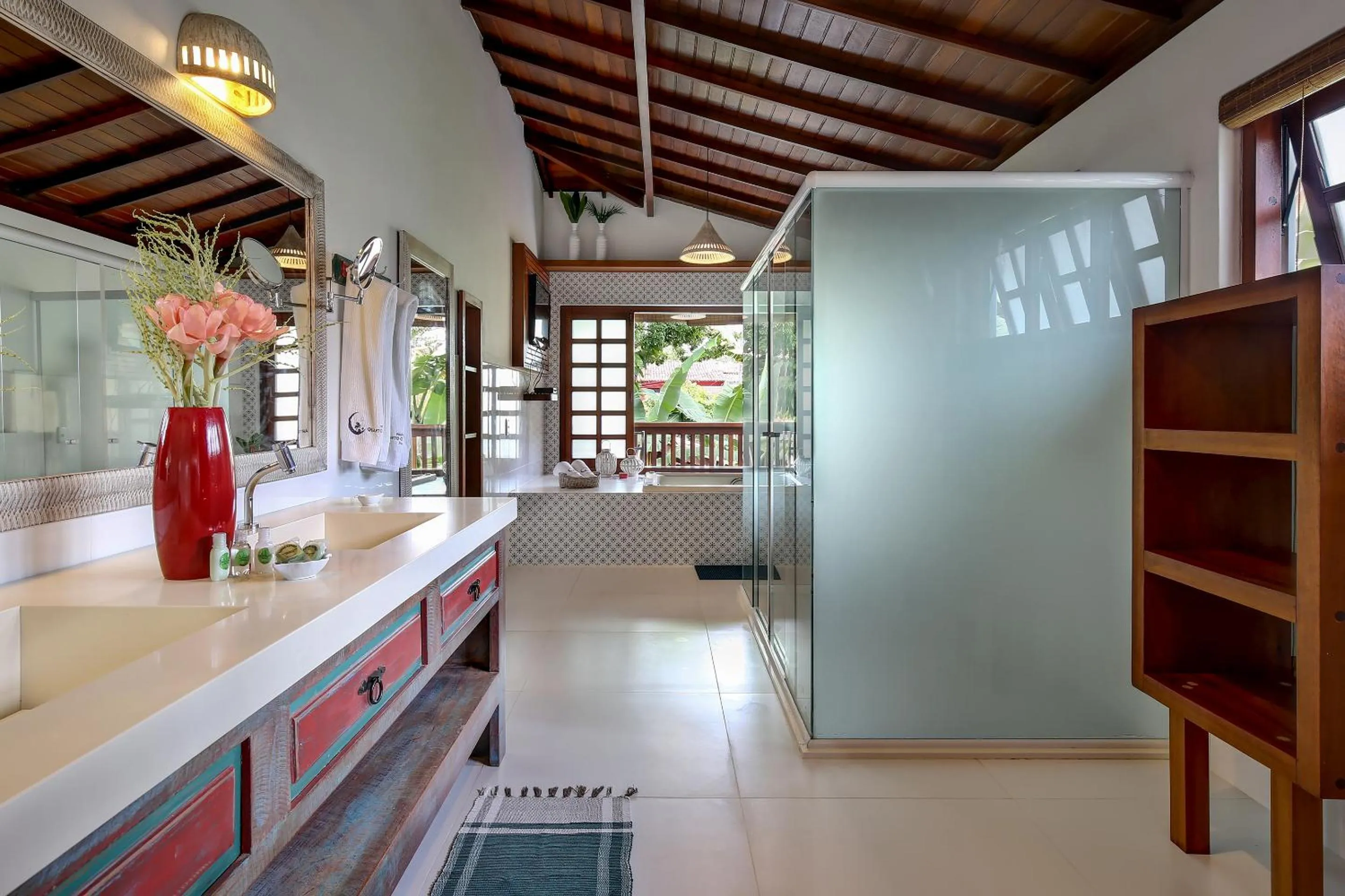 Bathroom in Pousada Quarto Crescente