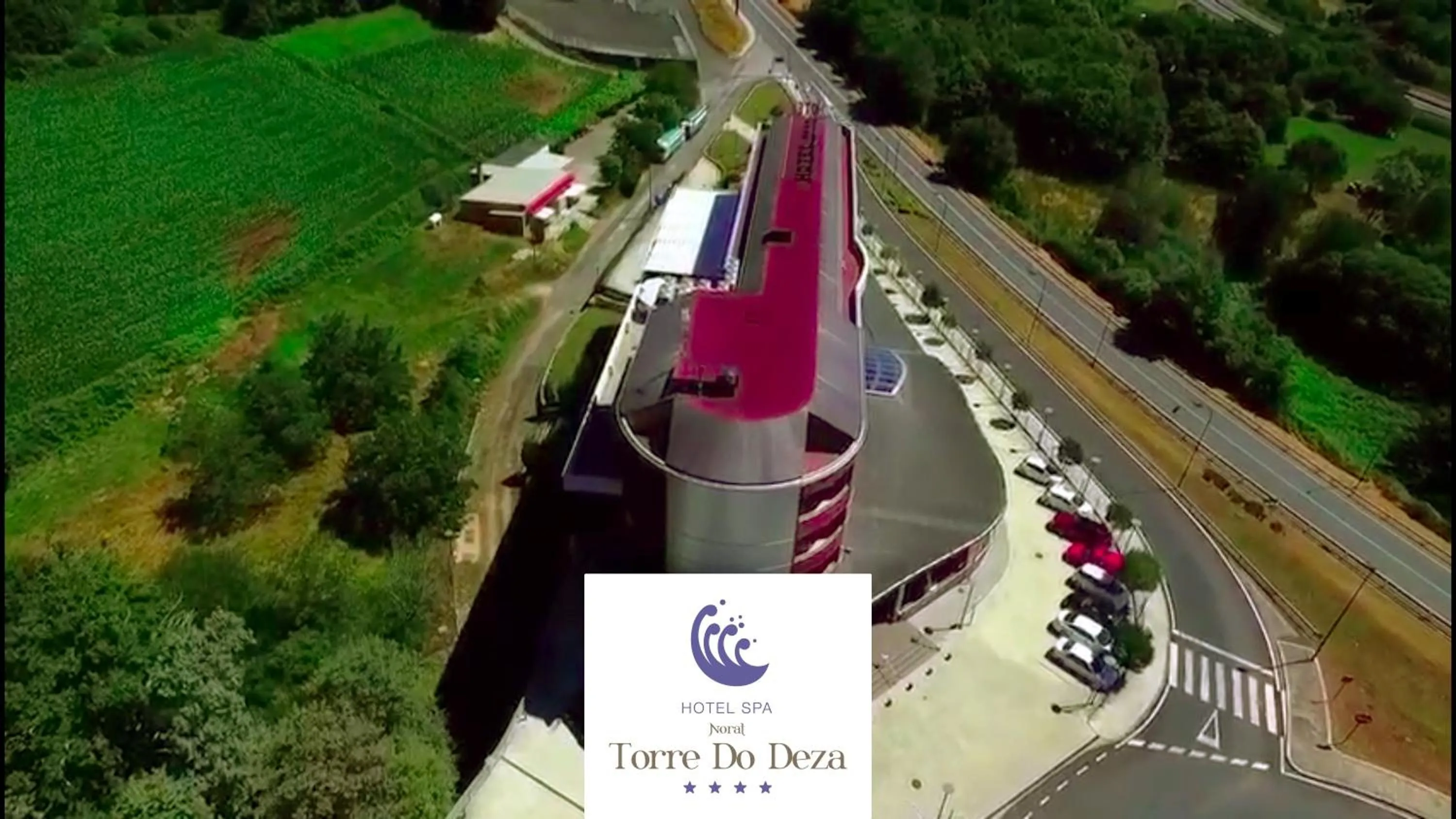 Bird's eye view in Hotel Spa Norat Torre Do Deza 4* Superior