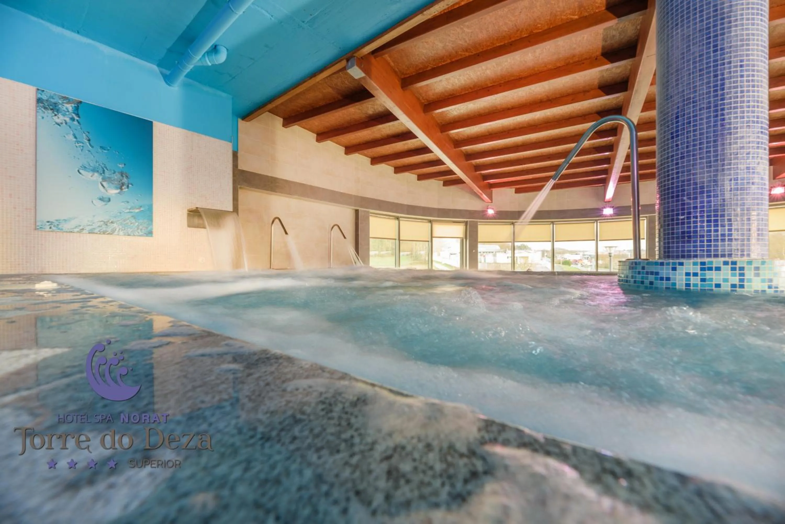 Hot Spring Bath in Hotel Spa Norat Torre Do Deza 4* Superior