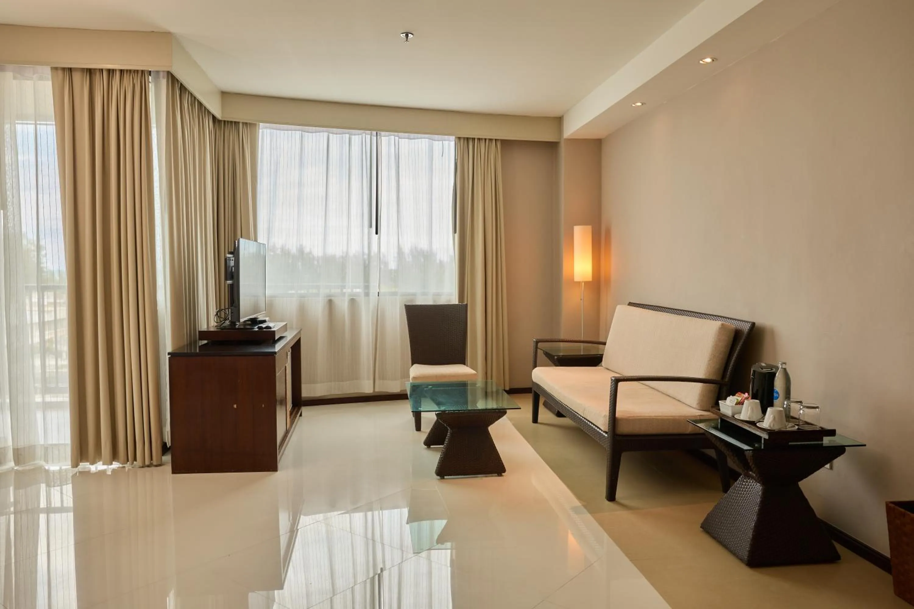 Seating area in Tara Mantra Cha-Am Resort