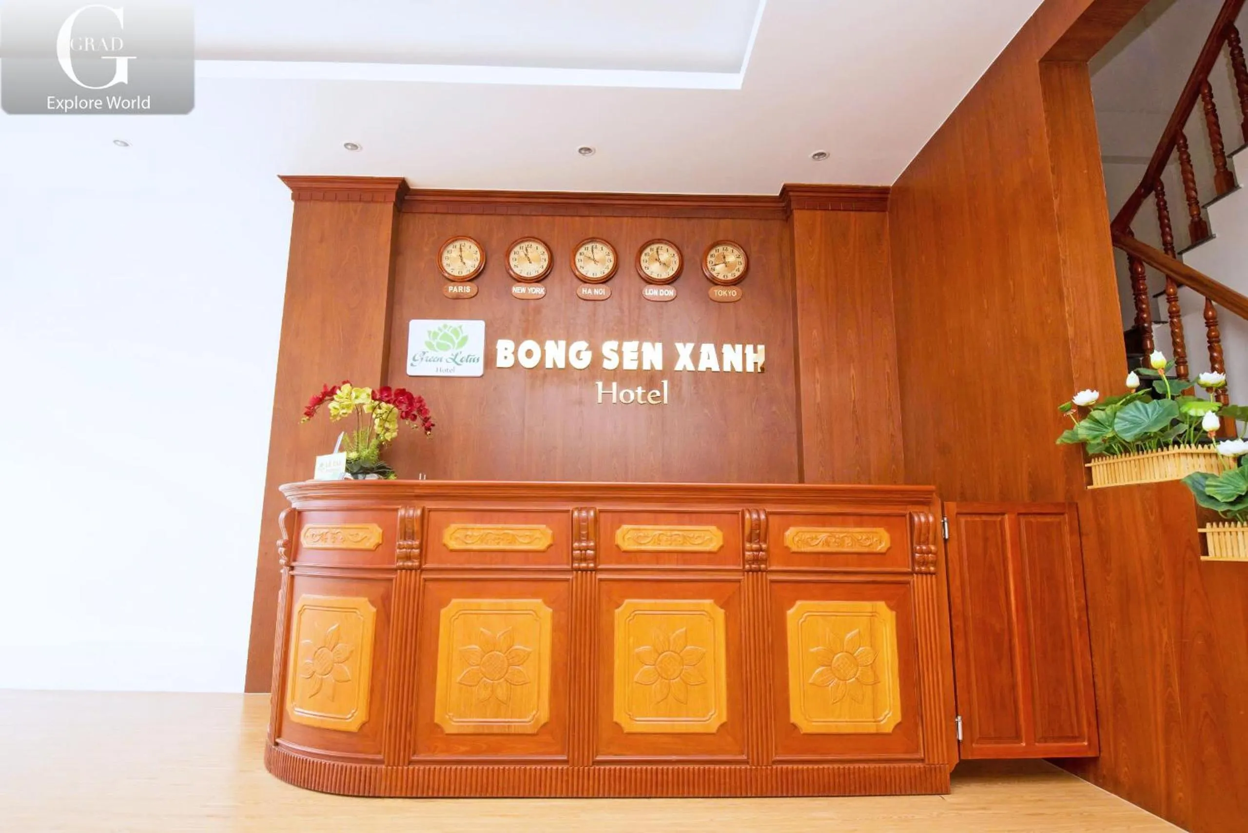 Lobby or reception in Bong Sen Xanh Hotel
