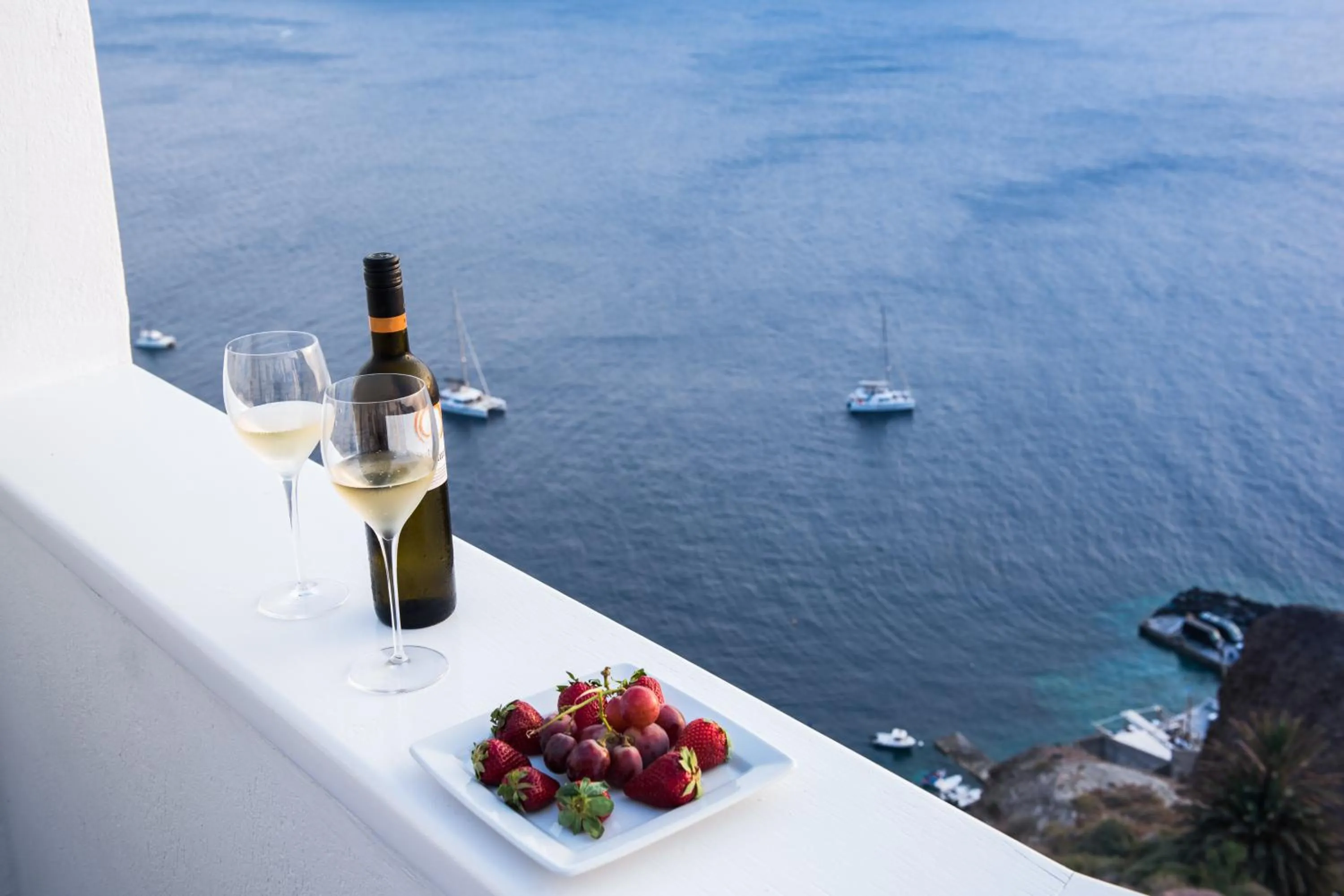 View (from property/room) in Hyperion Oia Suites