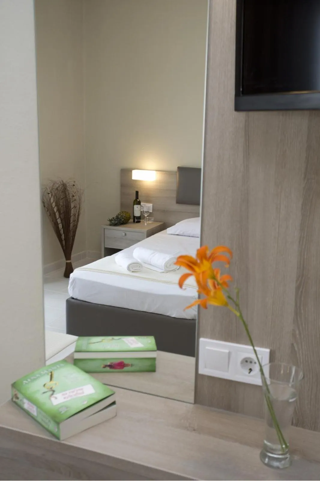 Bed in Hotel Sirines Complex