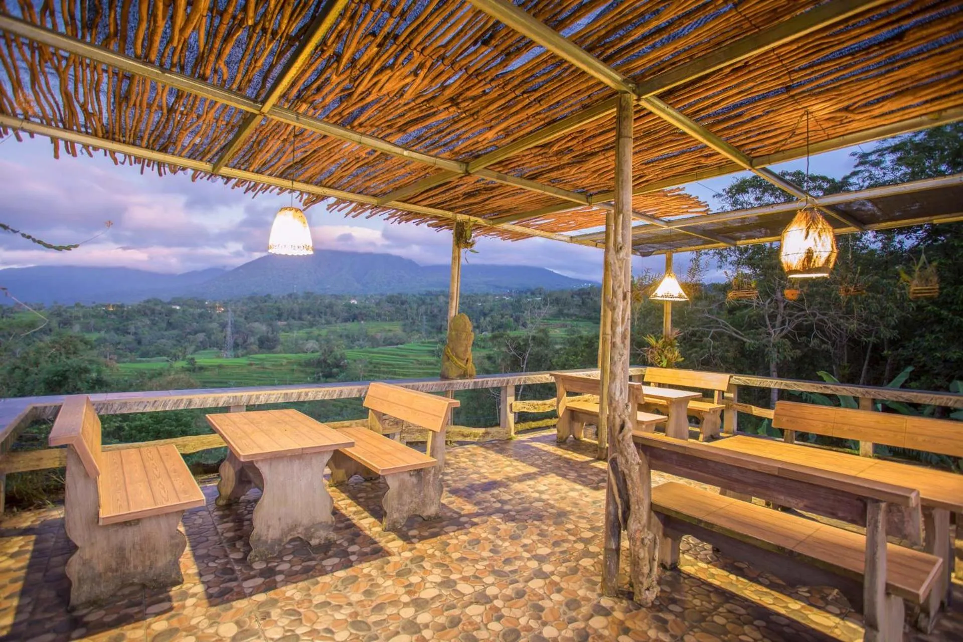 Natural landscape in Pondok Nyoman Bedugul by AGATA