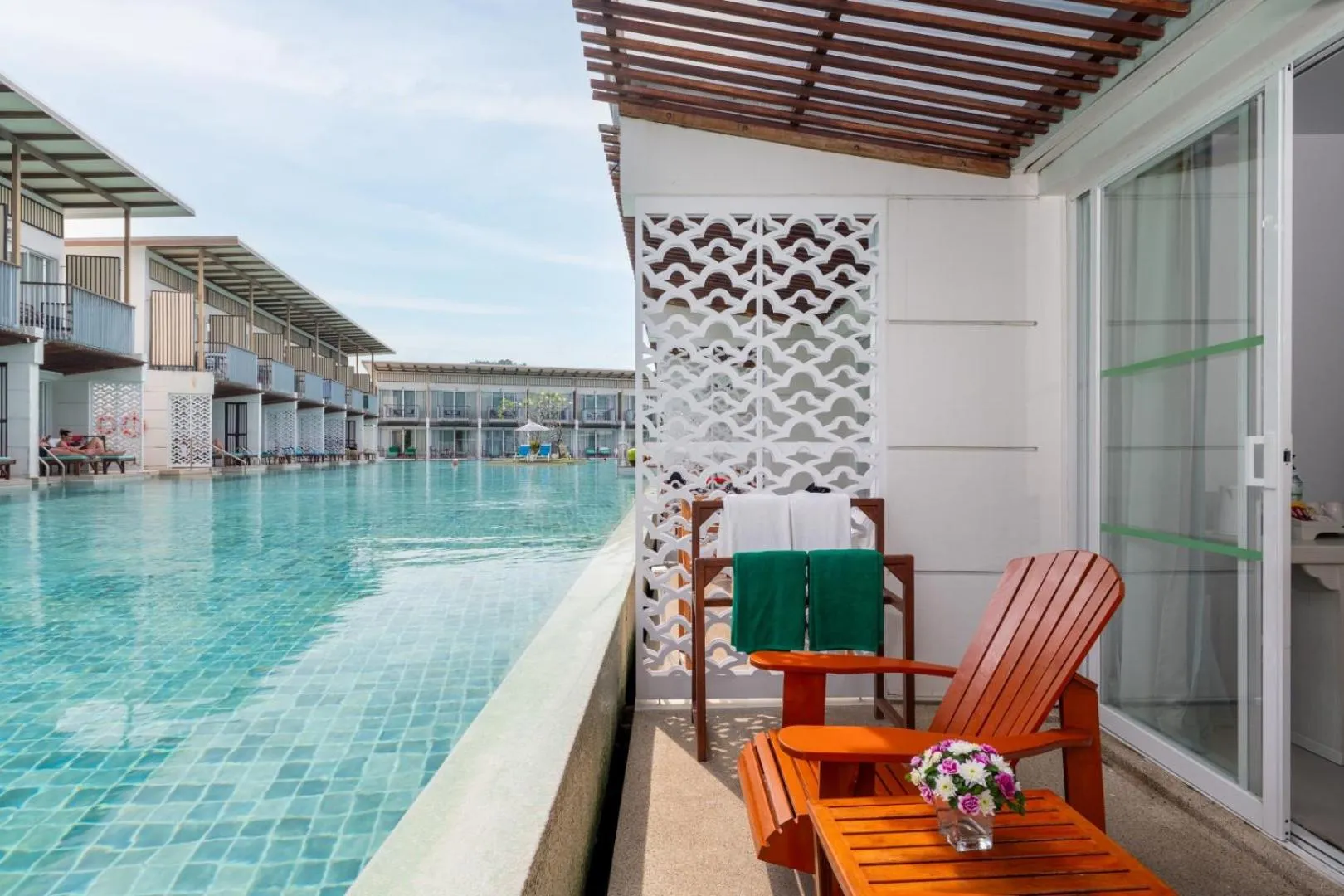 Swimming pool in The Briza Beach Resort, Khao Lak SHA Extra Plus