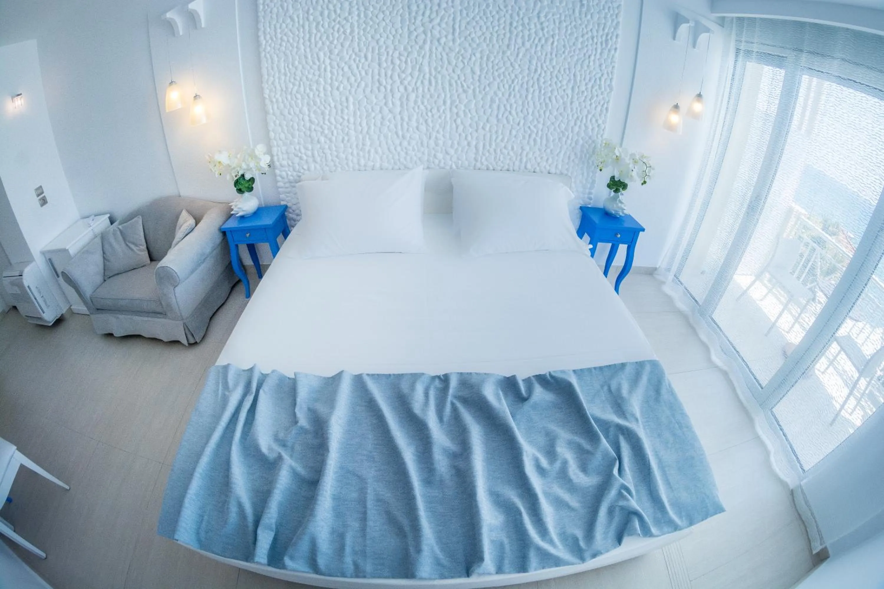 Bedroom, Bed in Hydrele Beach Hotel & Village