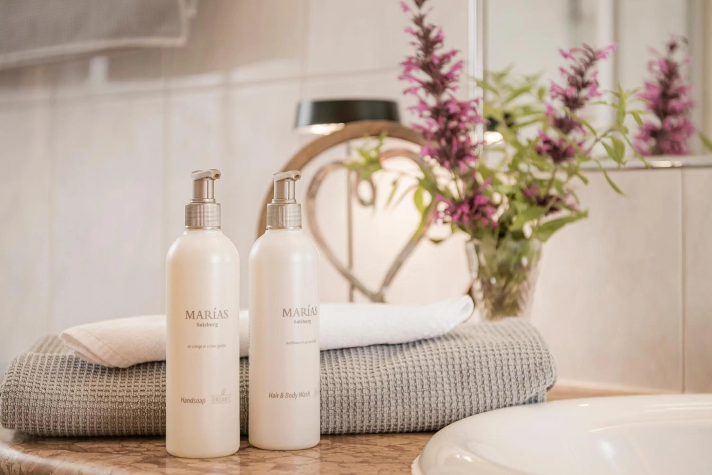 Bathroom in Biohotel Rastbichlhof