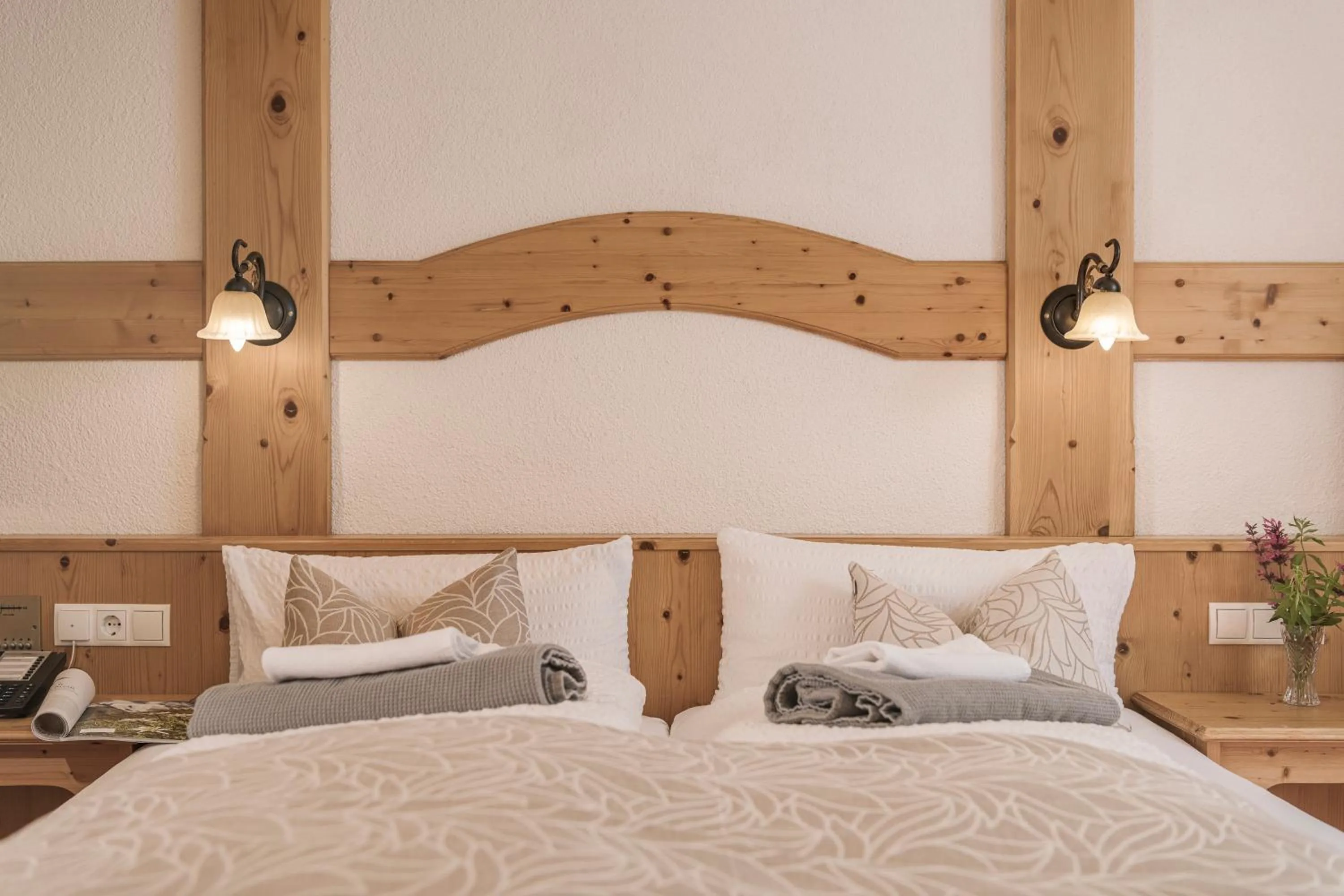 Bed in Biohotel Rastbichlhof