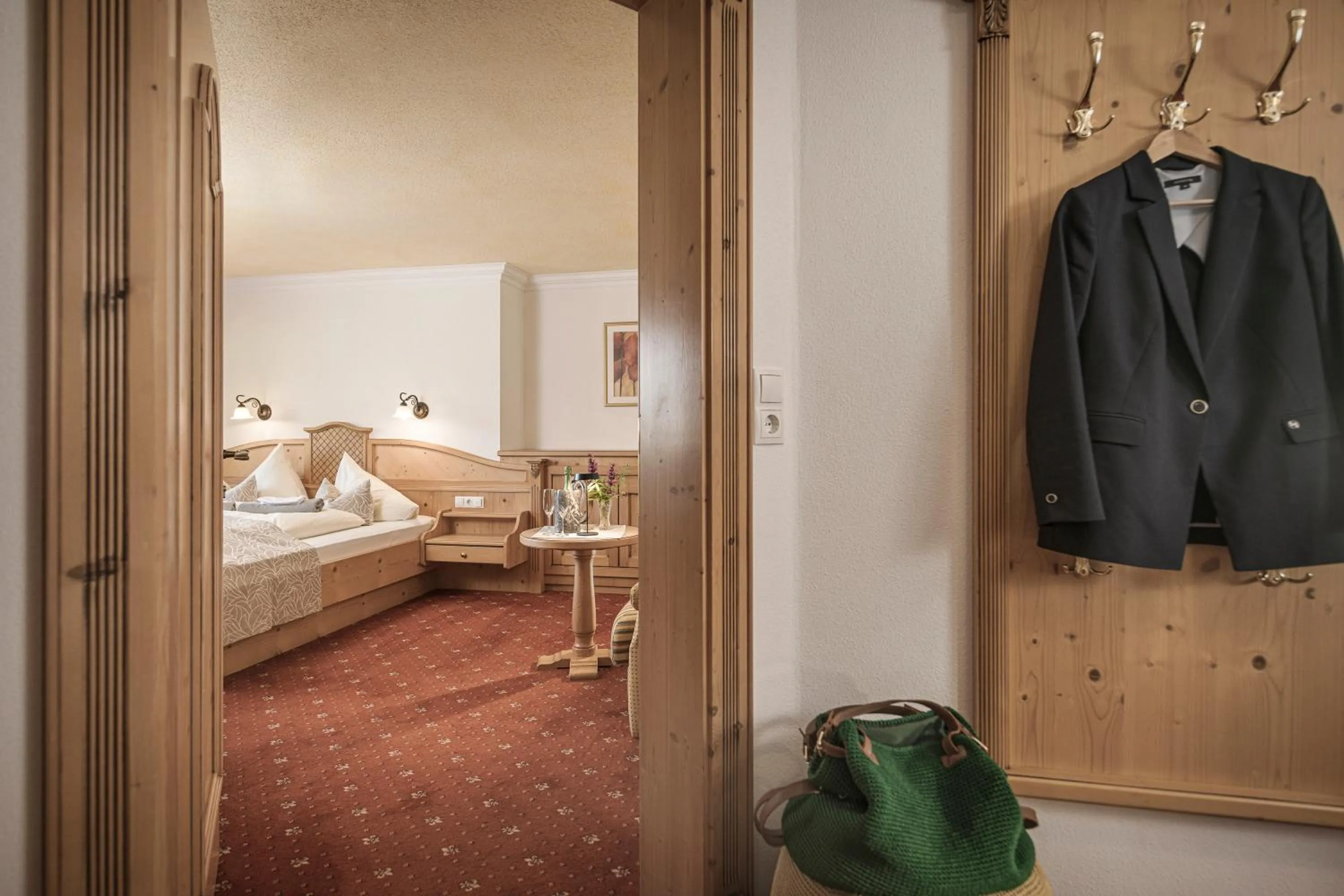 Photo of the whole room, Bed in Biohotel Rastbichlhof