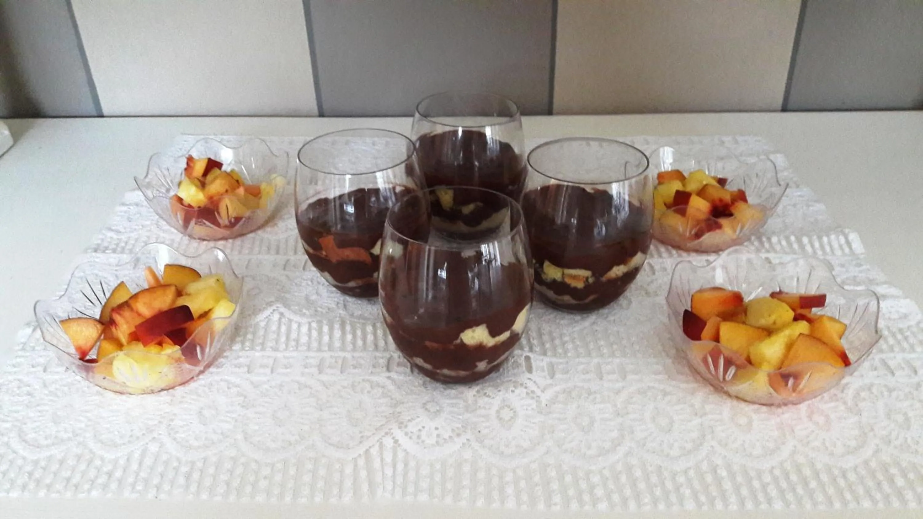 Italian breakfast in La Rosa Tra I Laghi B&B