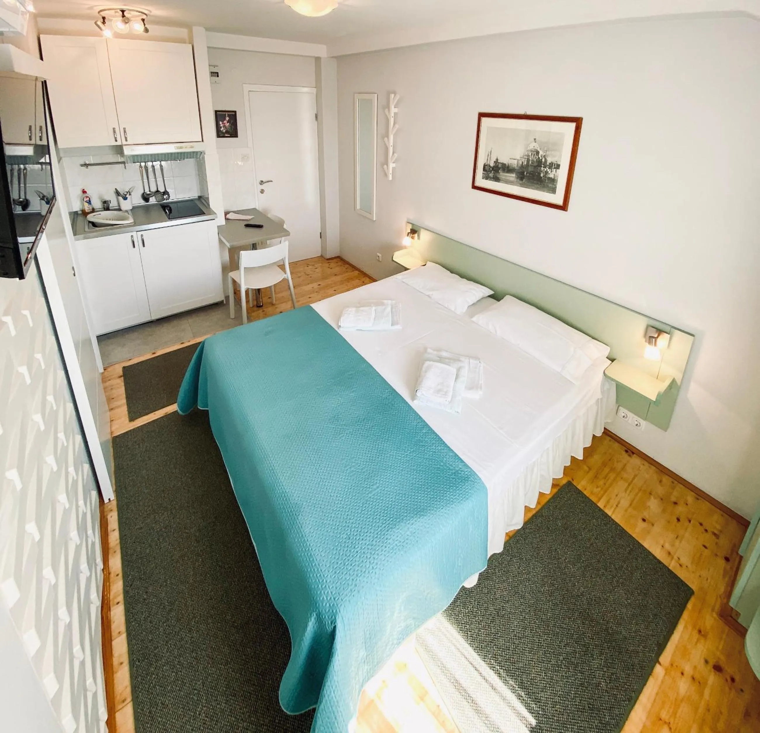 Bed in Komiza Provita Guesthouse