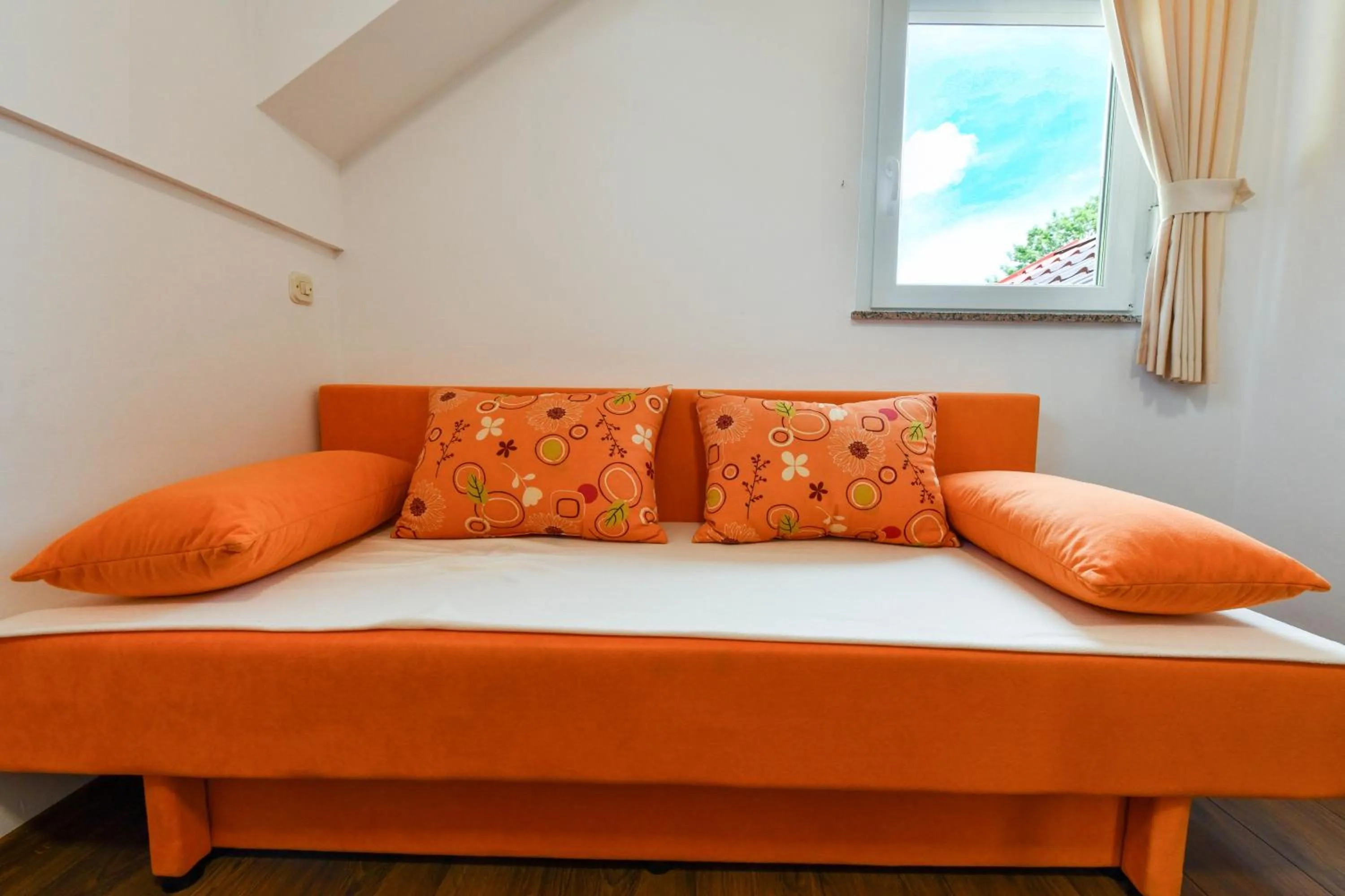 Seating area, Bed in House Marija B&B