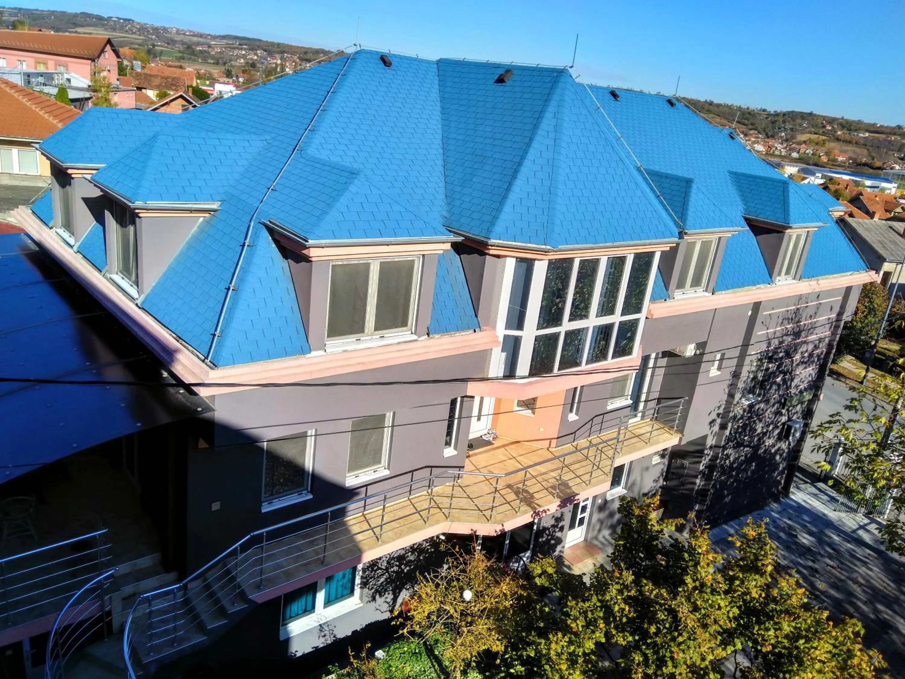 Bird's eye view in Garni Hotel Lama