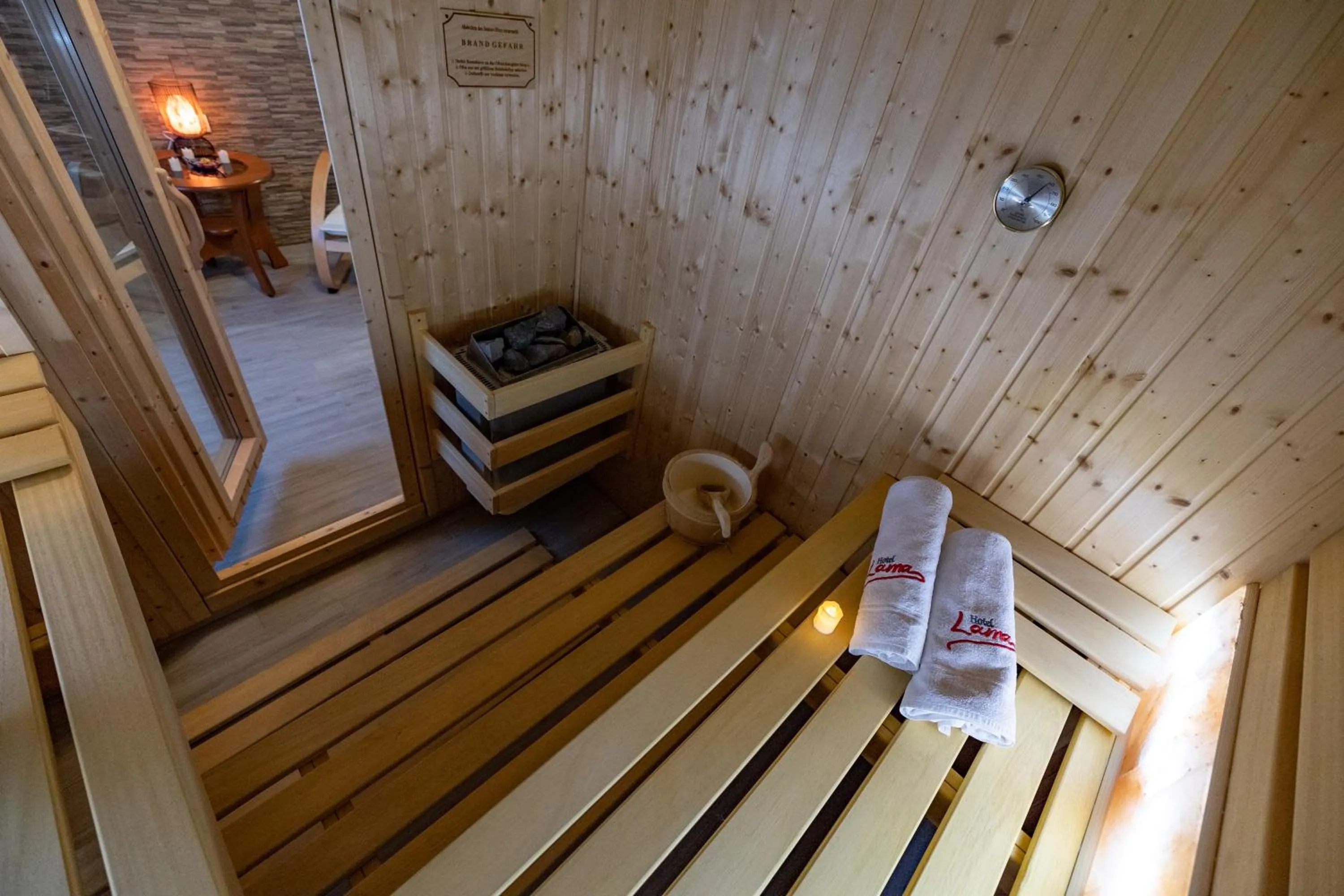 Fitness centre/facilities in Garni Hotel Lama