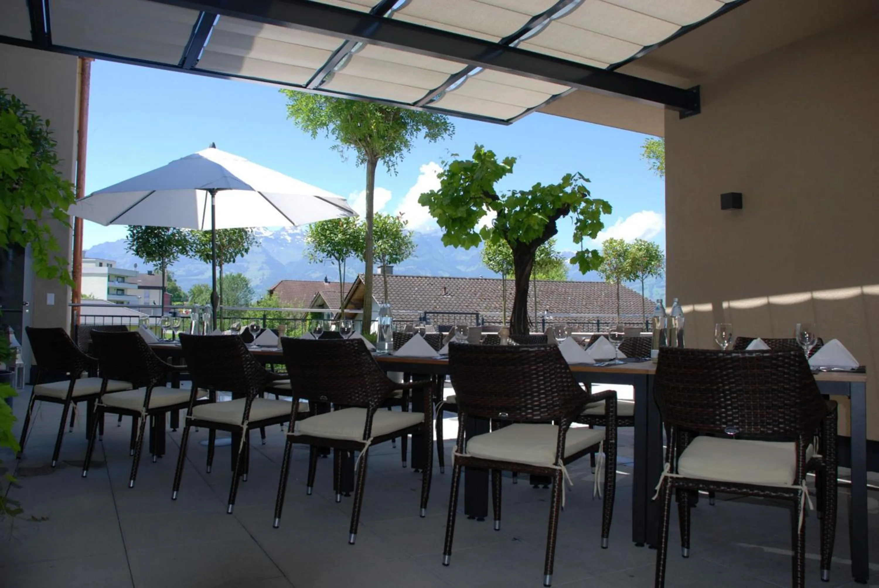 Balcony/Terrace in Hotel Weinstube