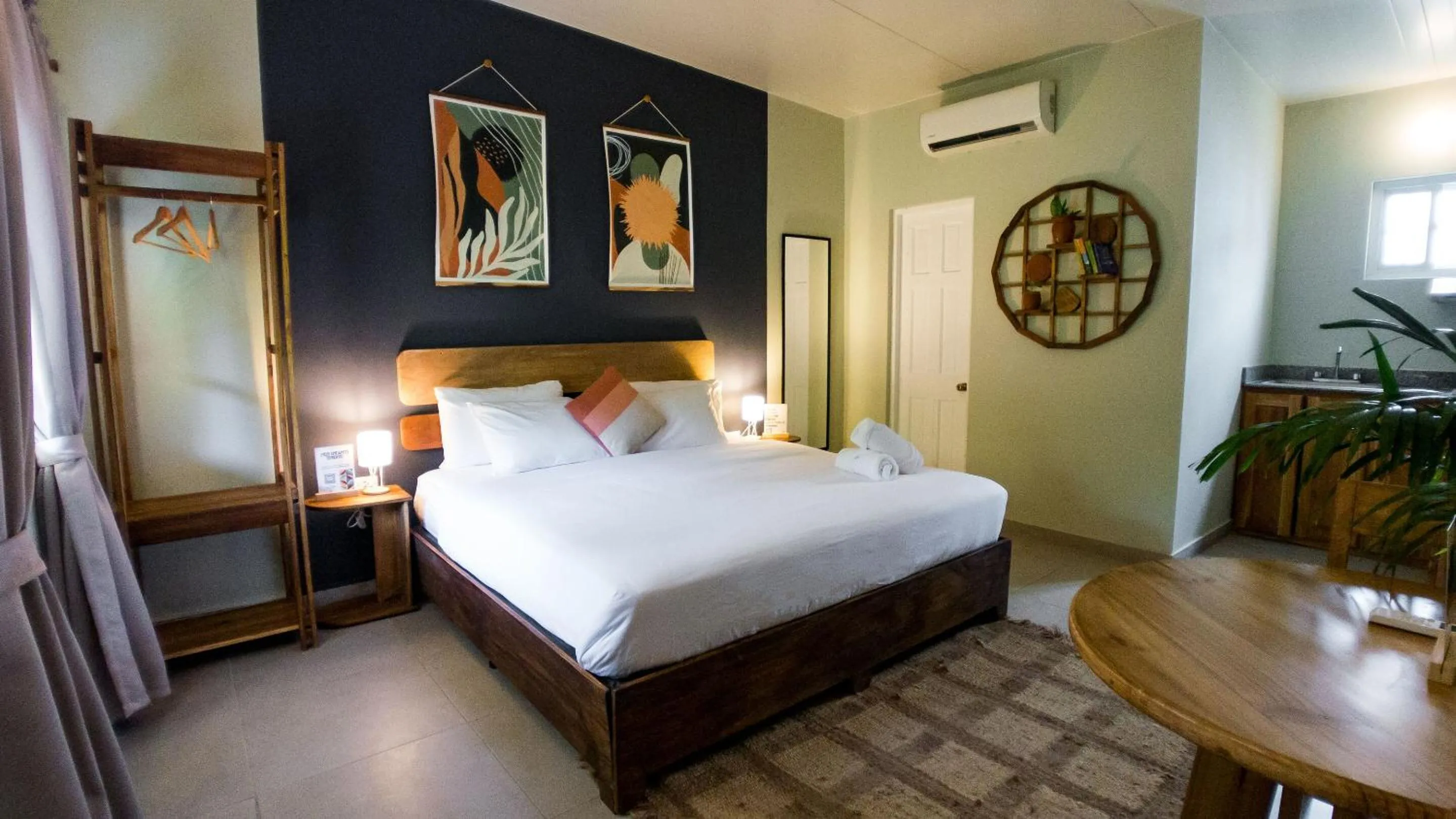 Living room, Bed in Selina River Venao