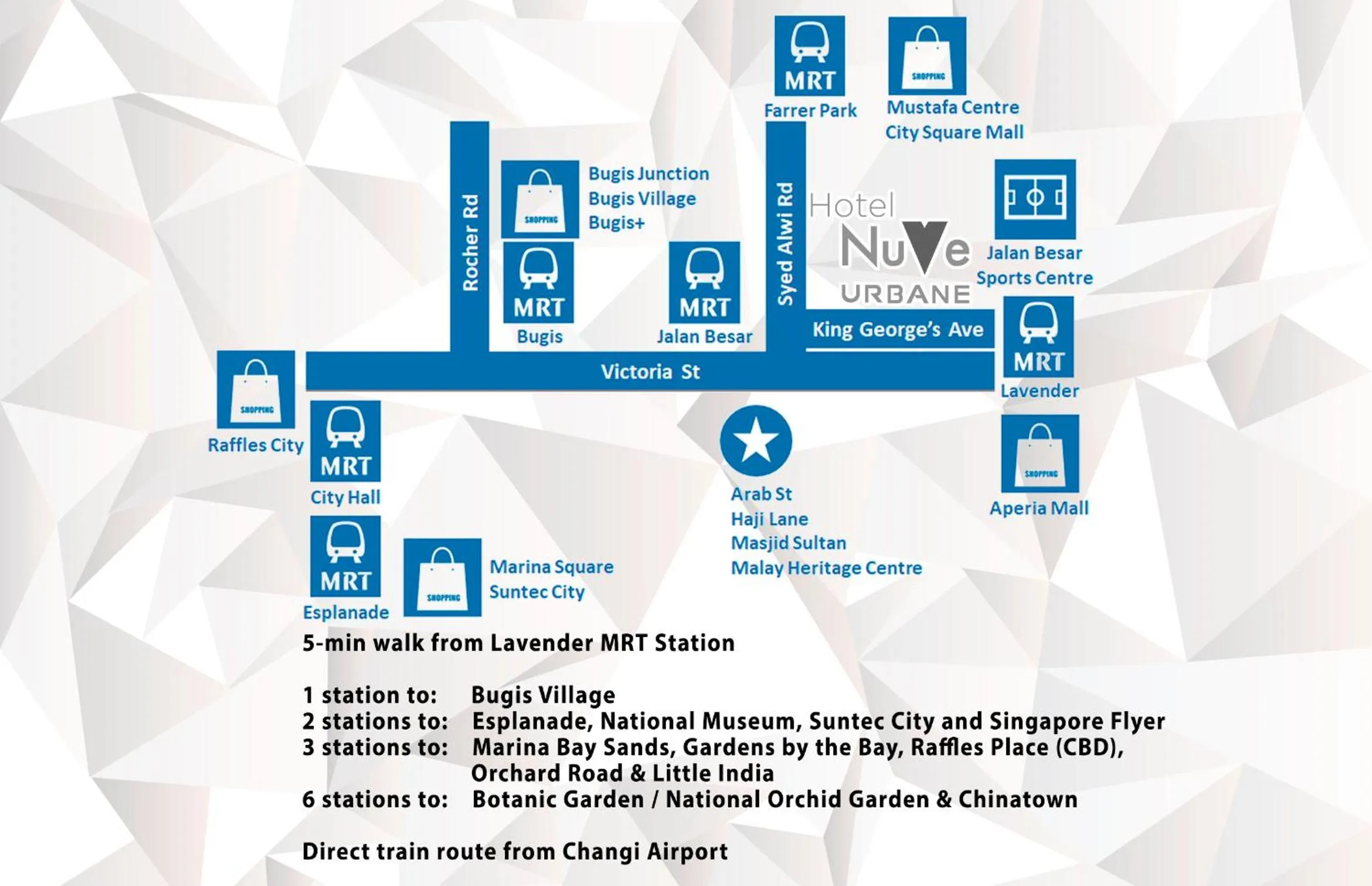 Location in Hotel NuVe Urbane