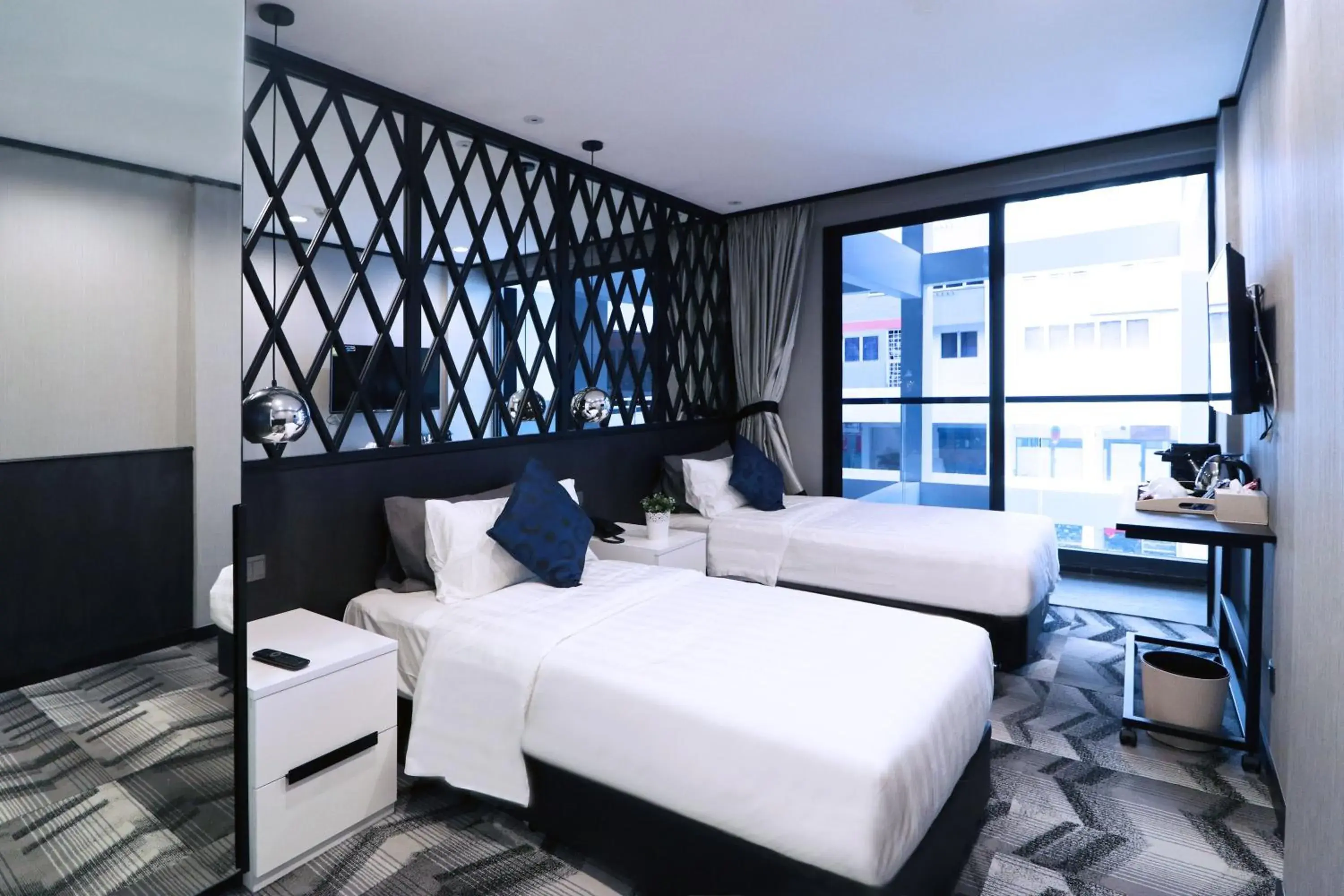 Twin Room with Balcony in Hotel NuVe Urbane Twin Room with Balcony in Hotel NuVe Urbane