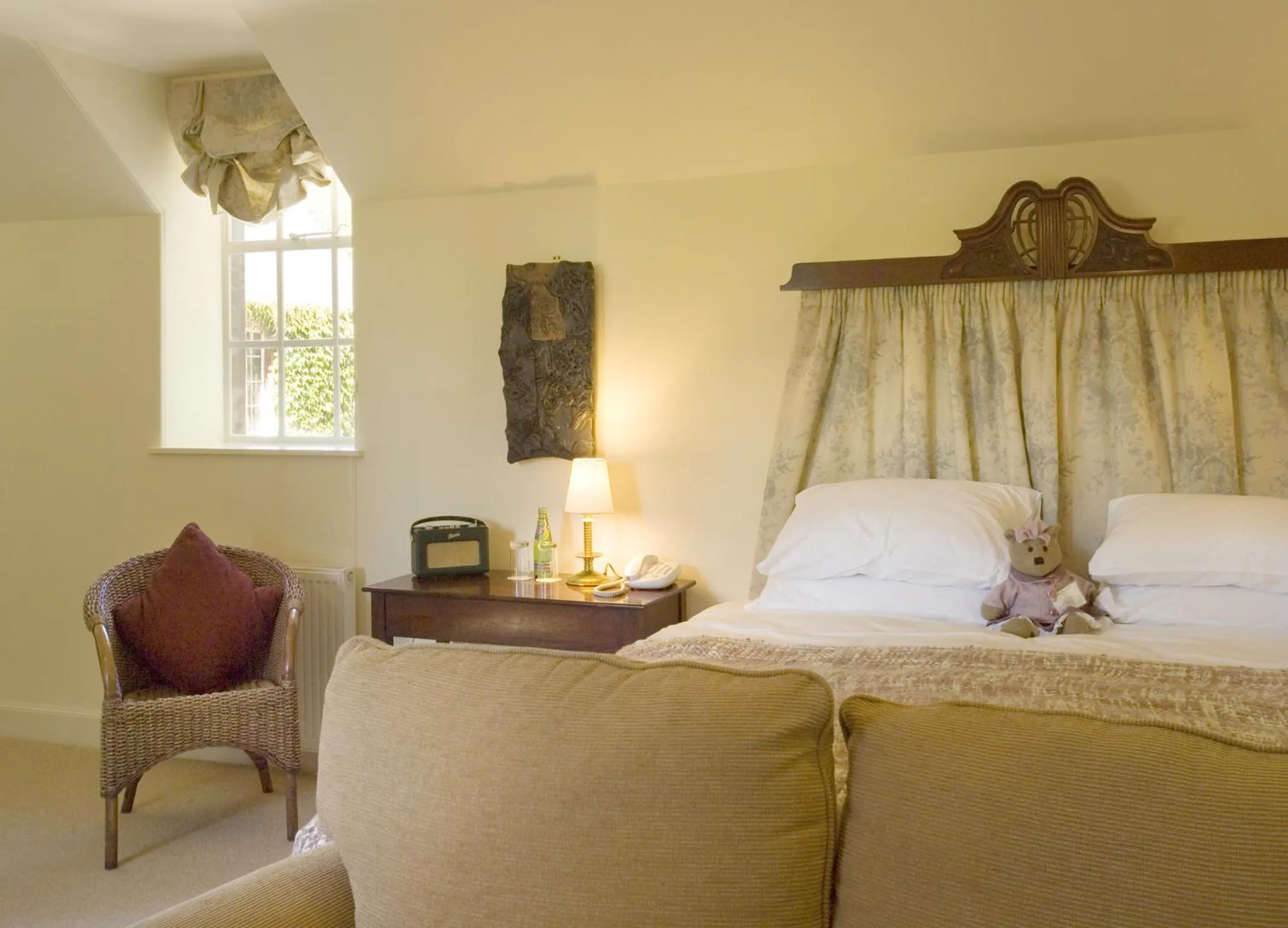 Bedroom, Bed in Trigony Hotel and Garden Spa