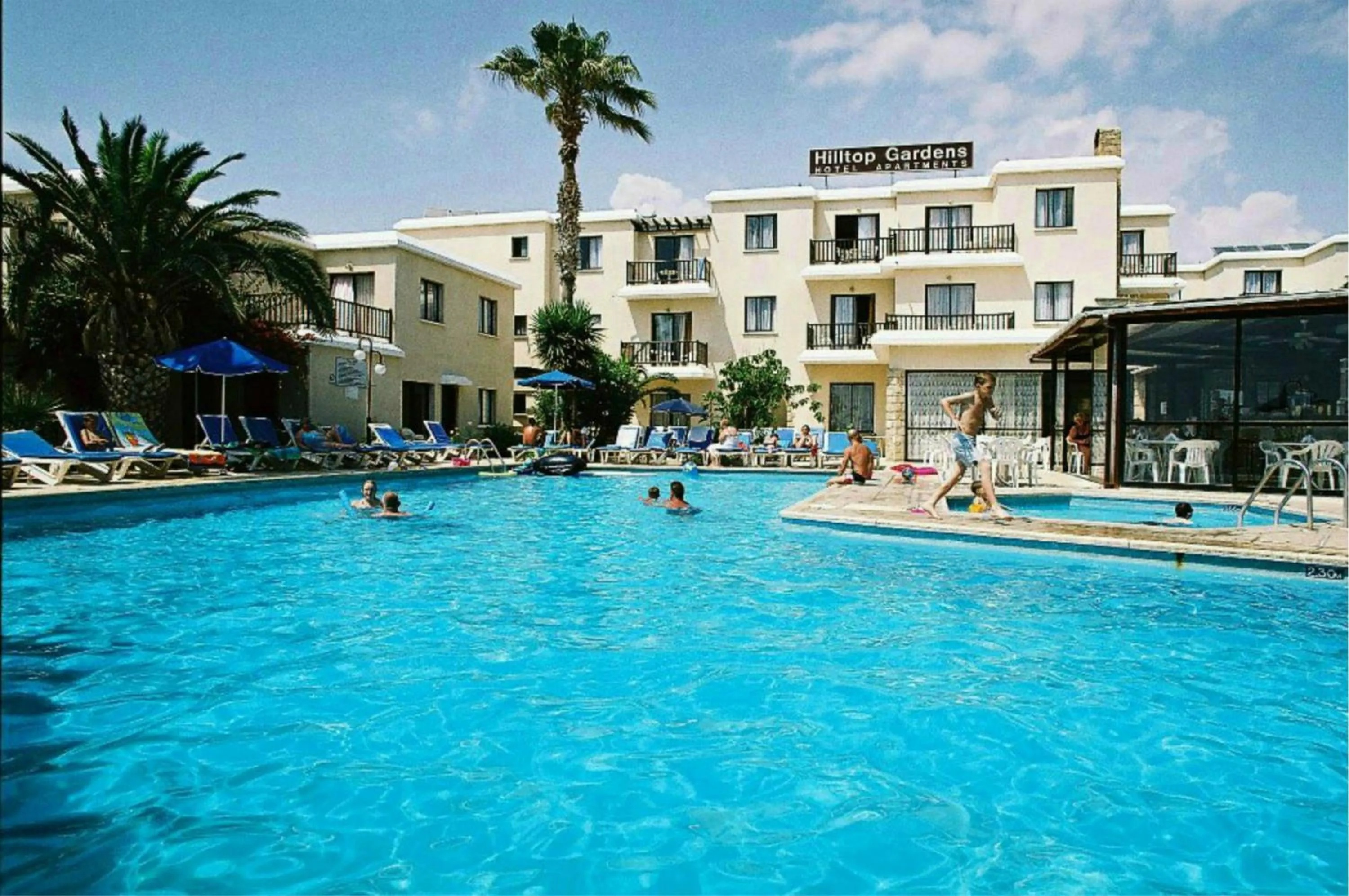 Swimming pool in Hilltop Gardens Hotel Apartments
