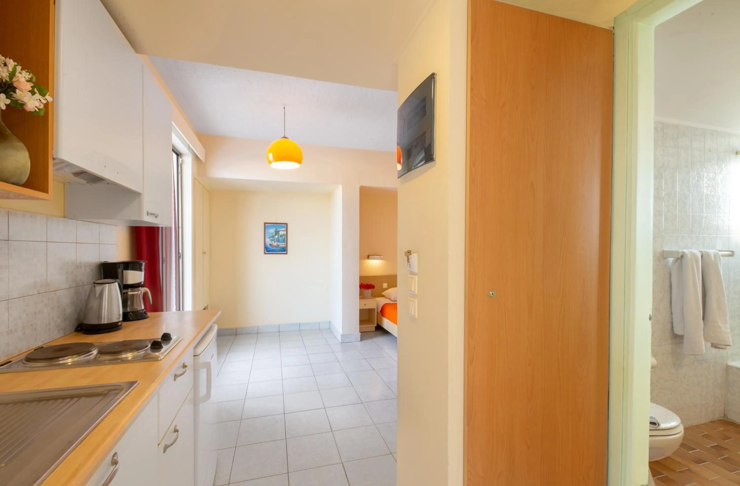 Bathroom in Pavlos Hotel