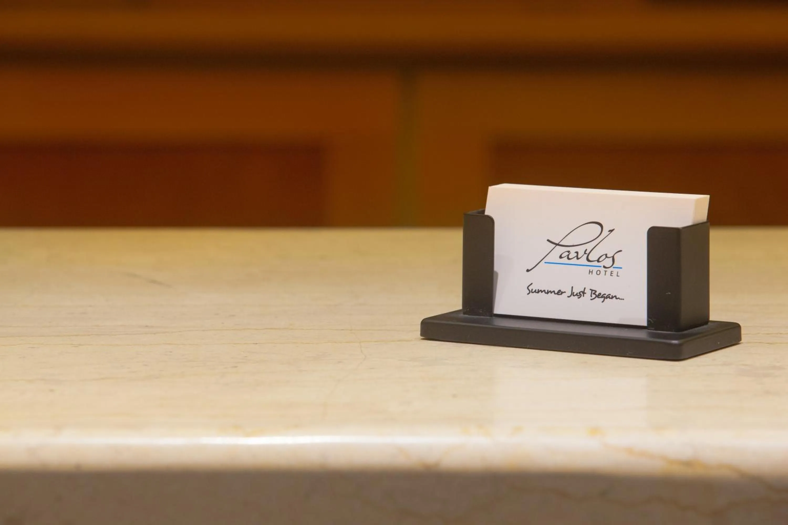 Lobby or reception in Pavlos Hotel