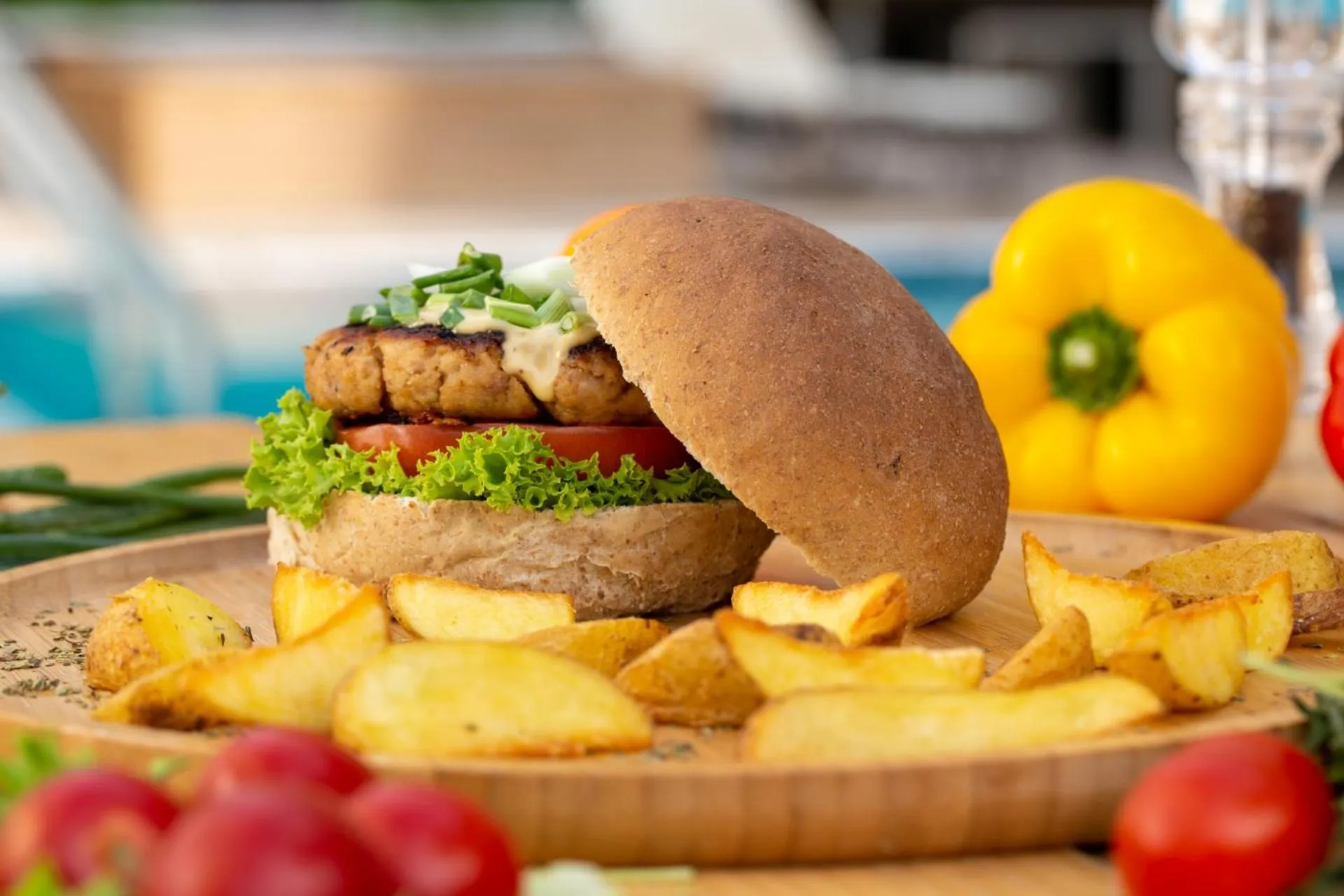 Food close-up in Pavlos Hotel