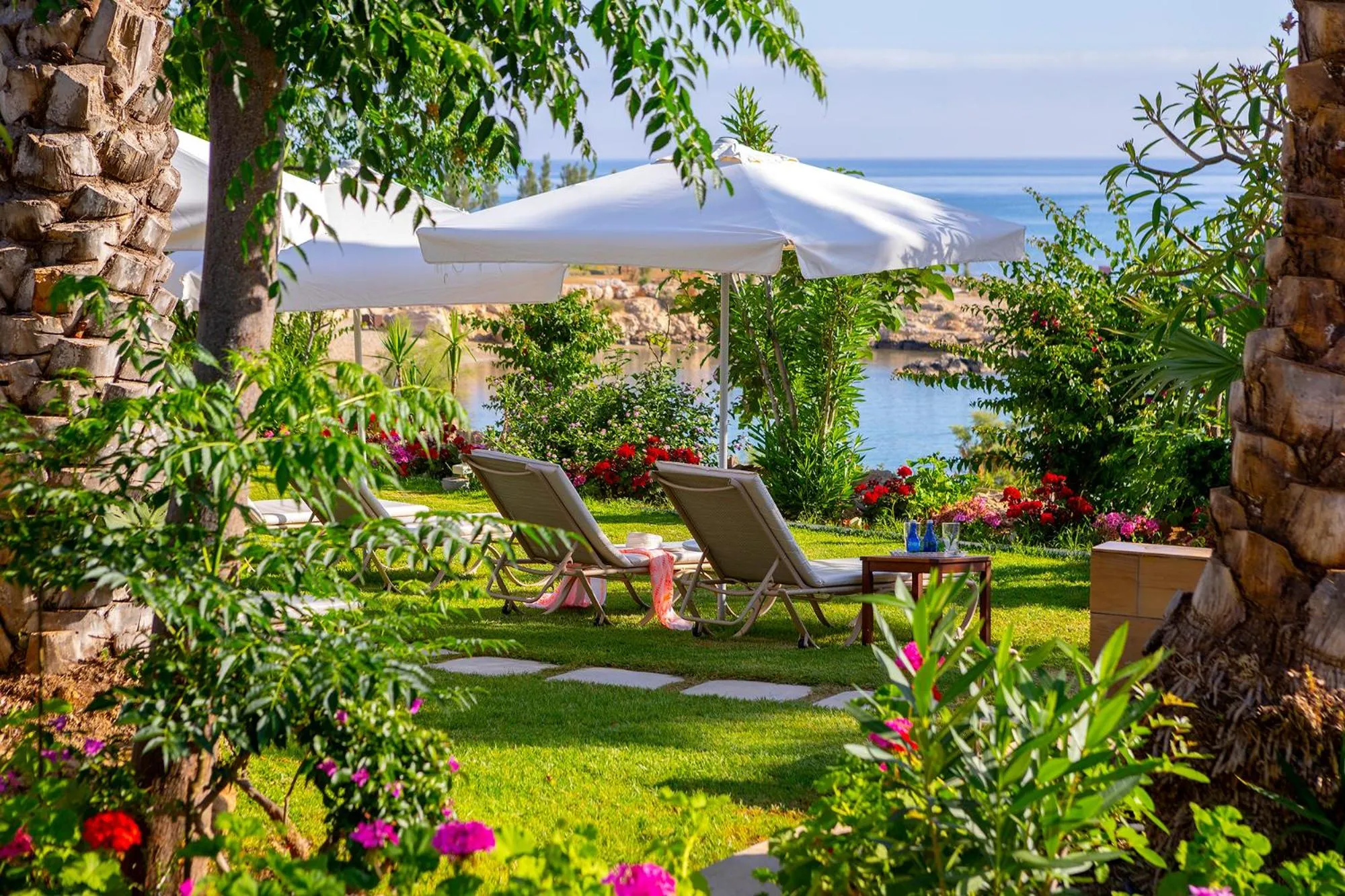 Garden in Crystal Springs Beach Hotel