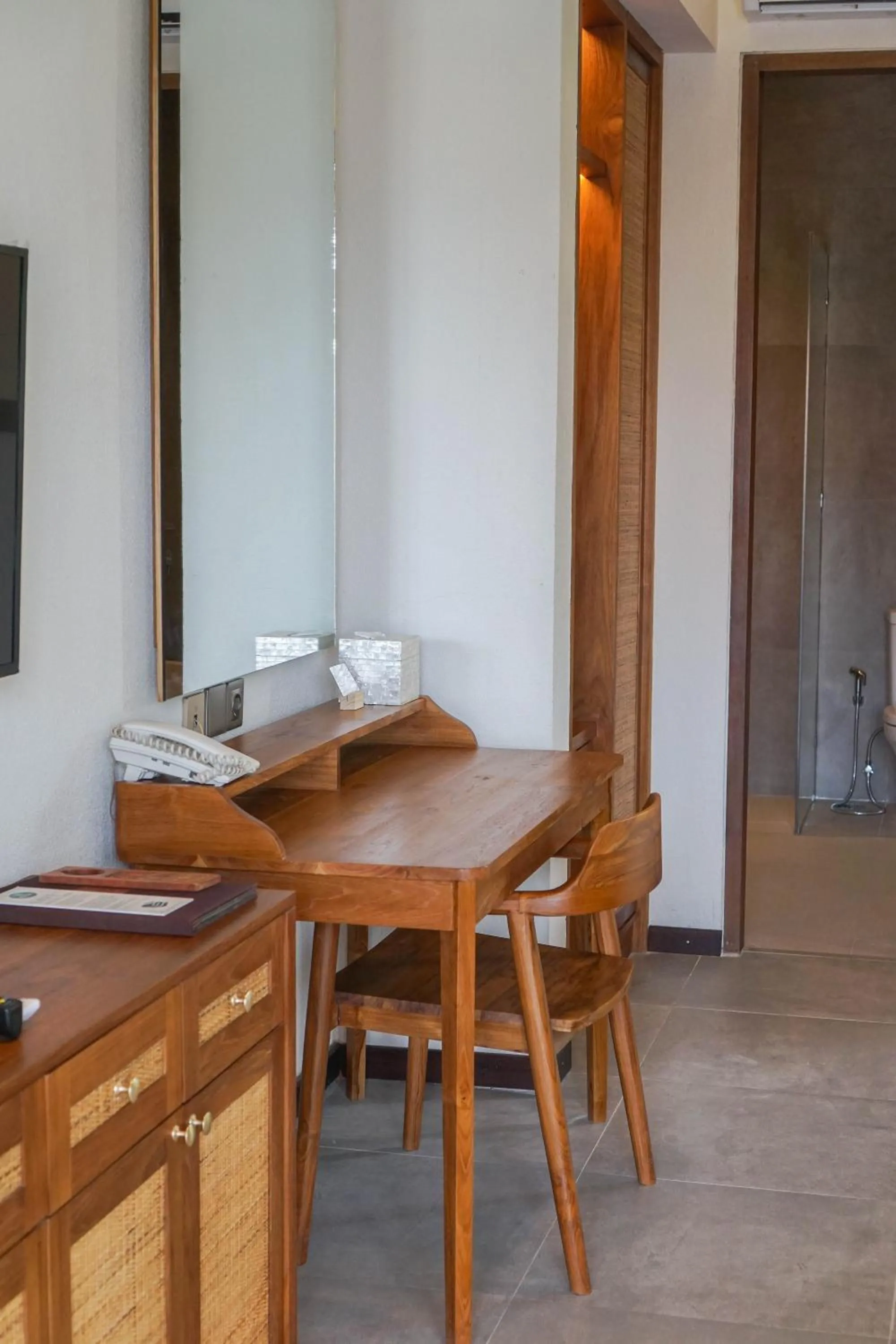 Seating area in Ubud Aura Retreat