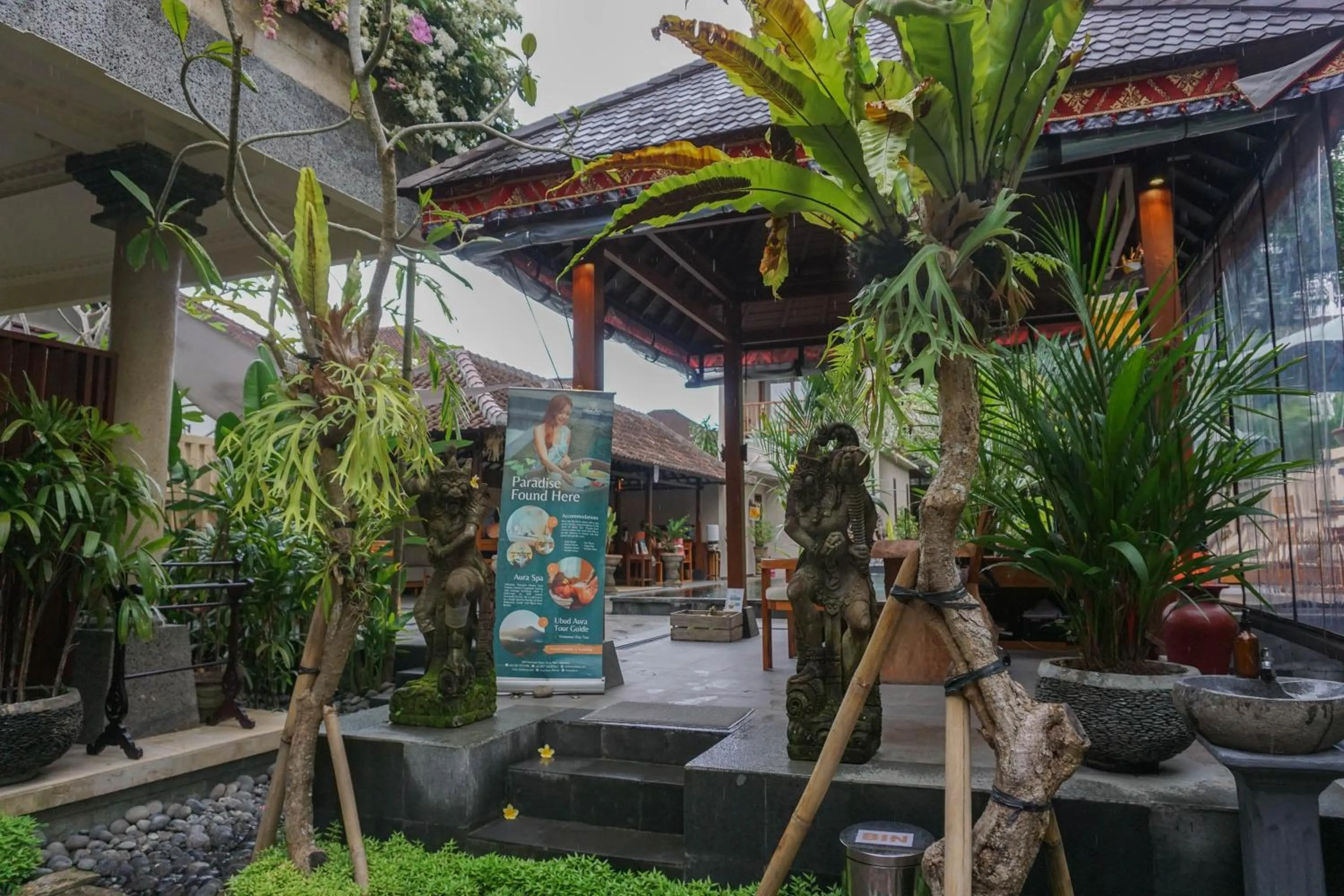 Lobby or reception in Ubud Aura Retreat