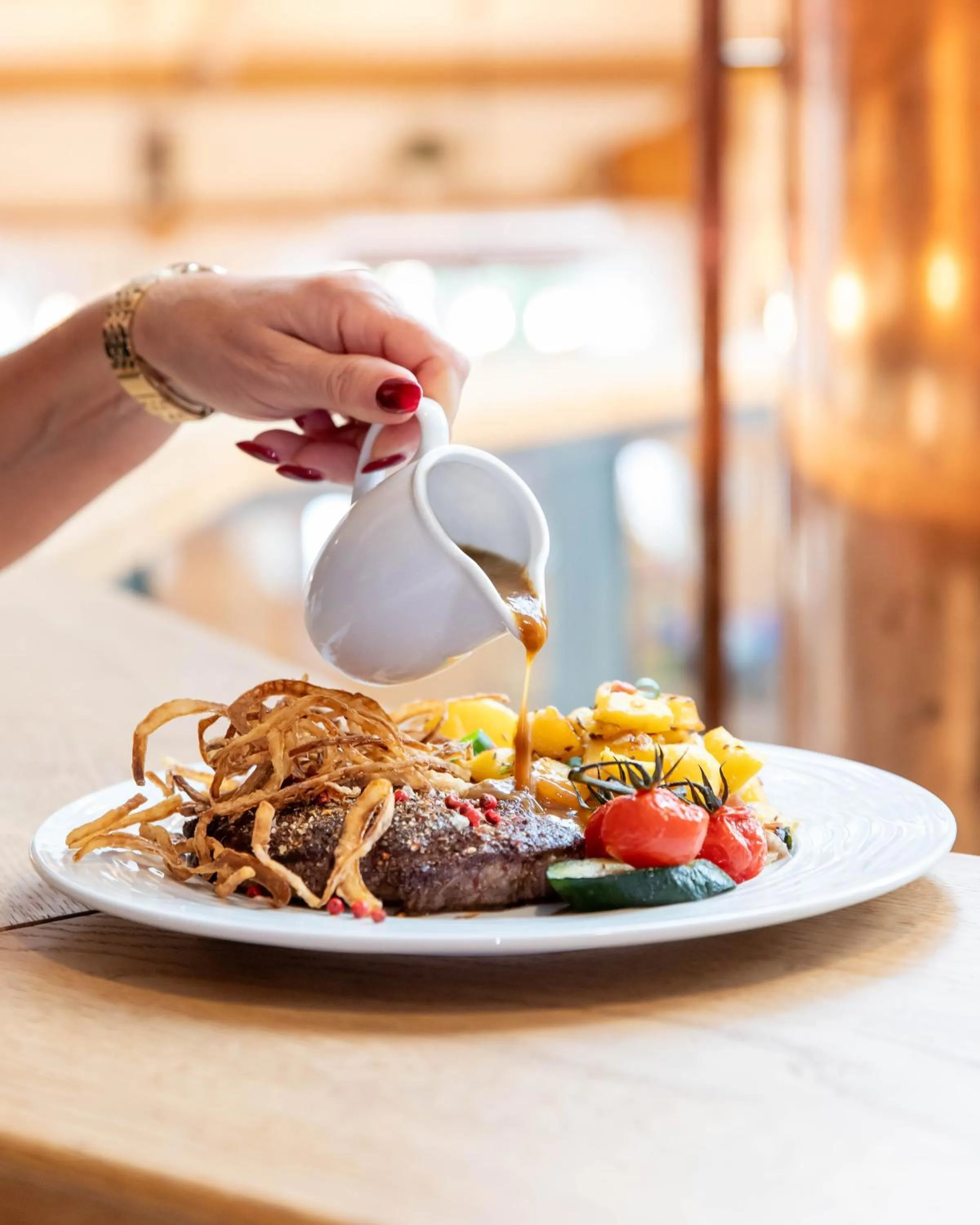 Restaurant/places to eat in Hotel zur Isar