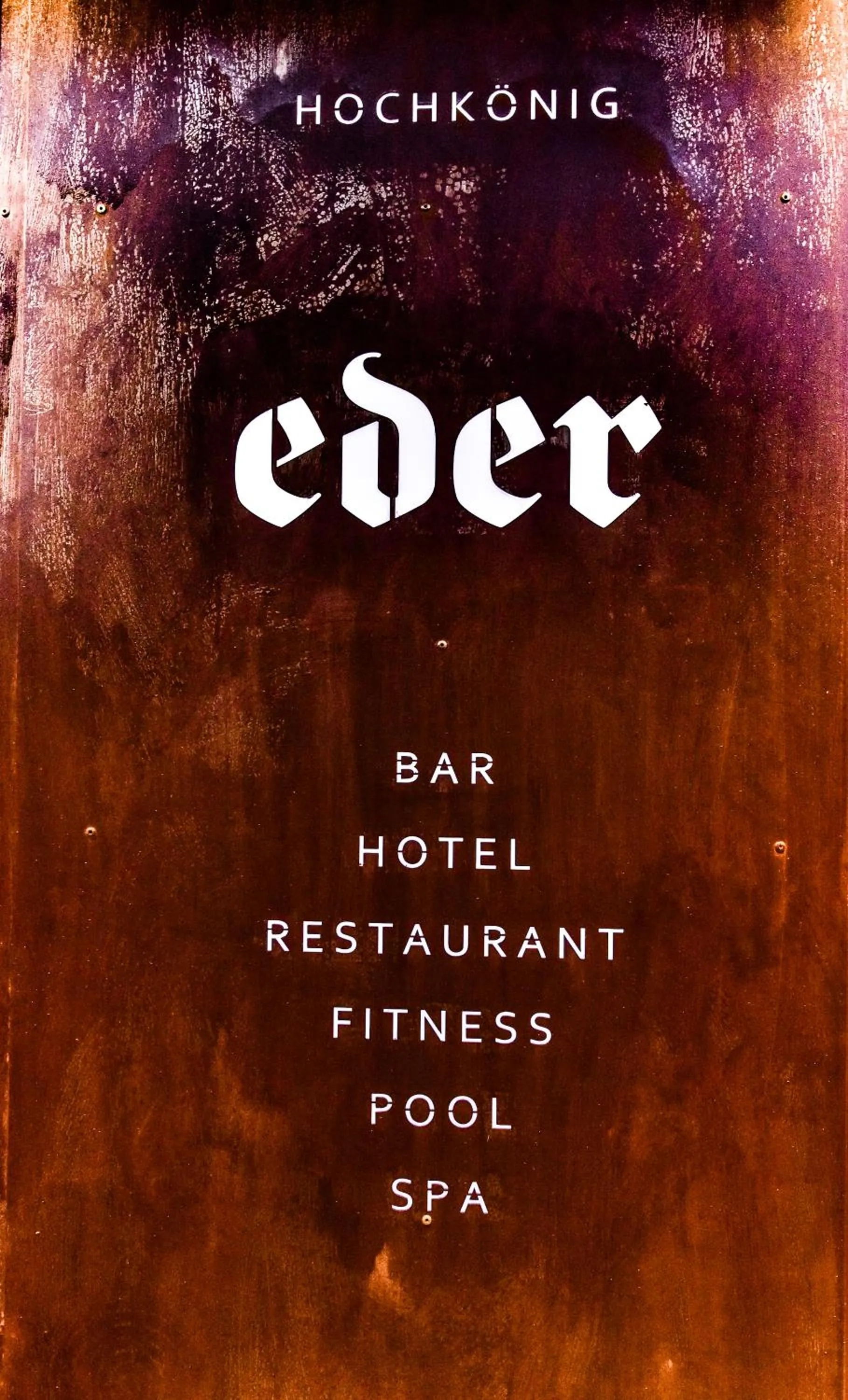 Decorative detail in Lifestyle Hotel eder