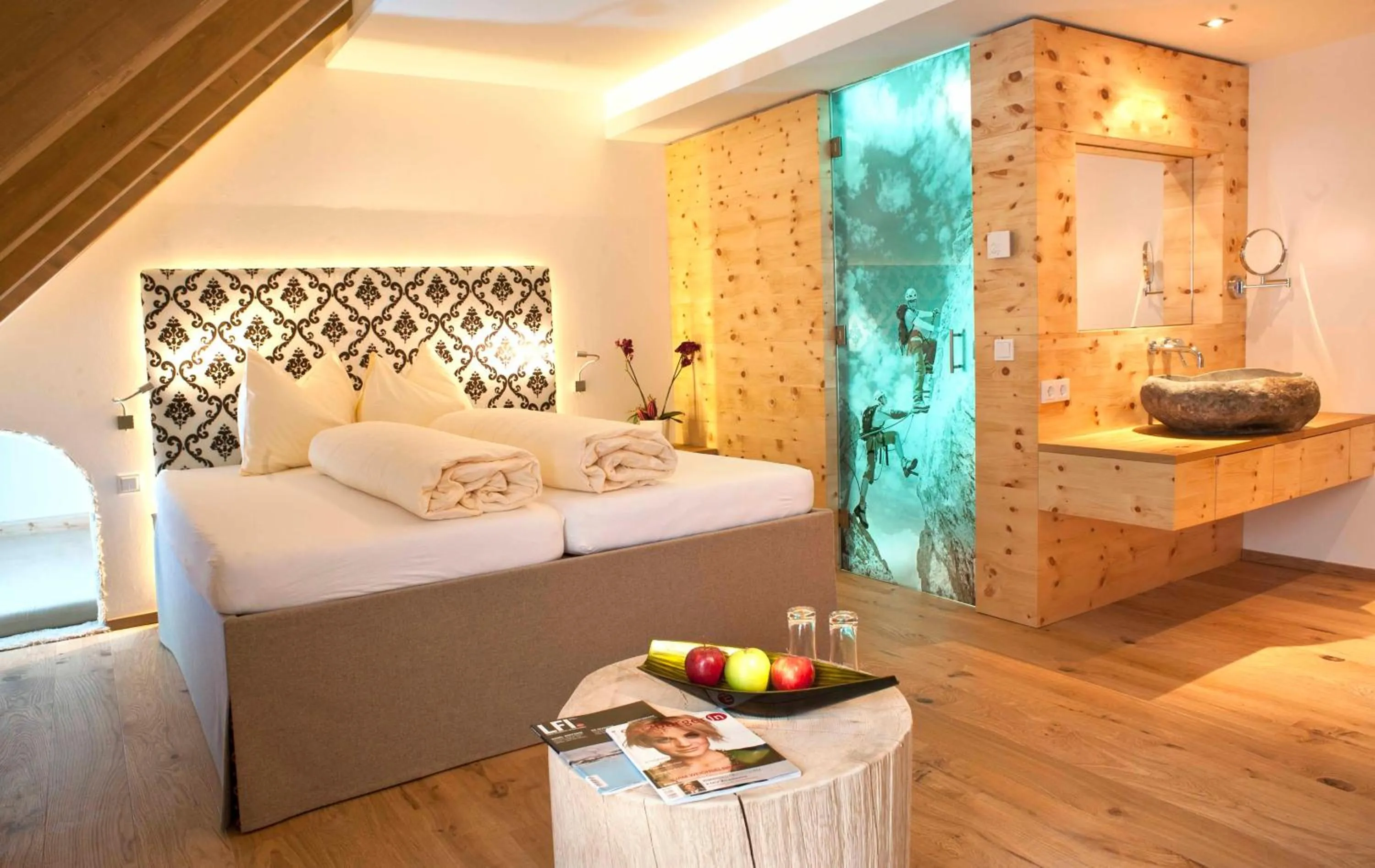 Bed in Lifestyle Hotel eder