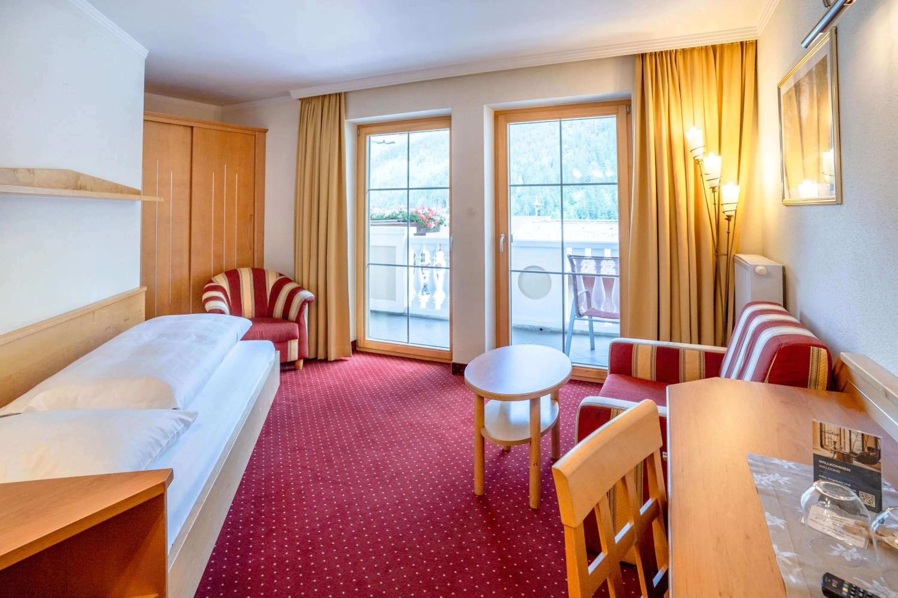 Bed in Familotel Kindl