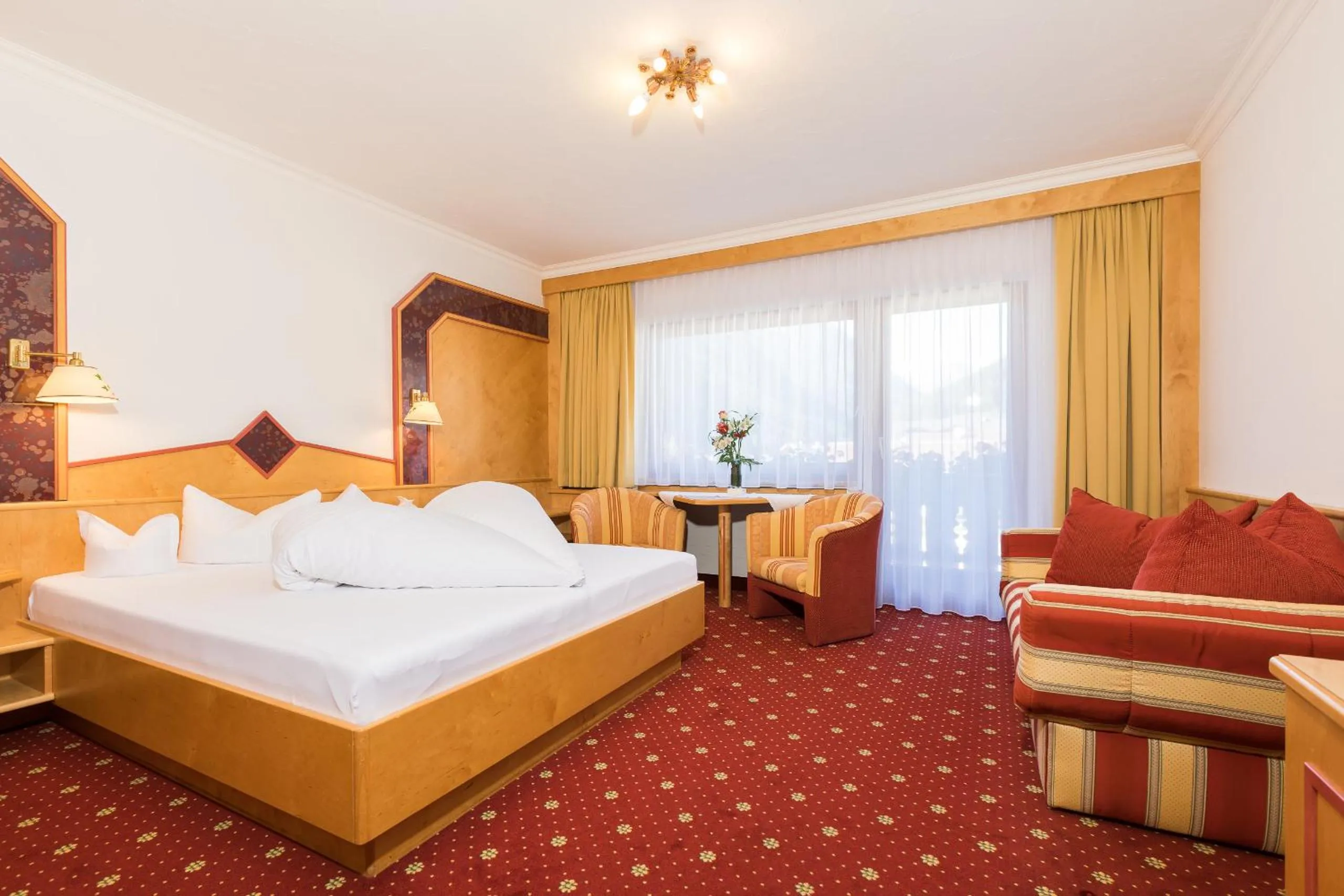 Bed in Familotel Kindl