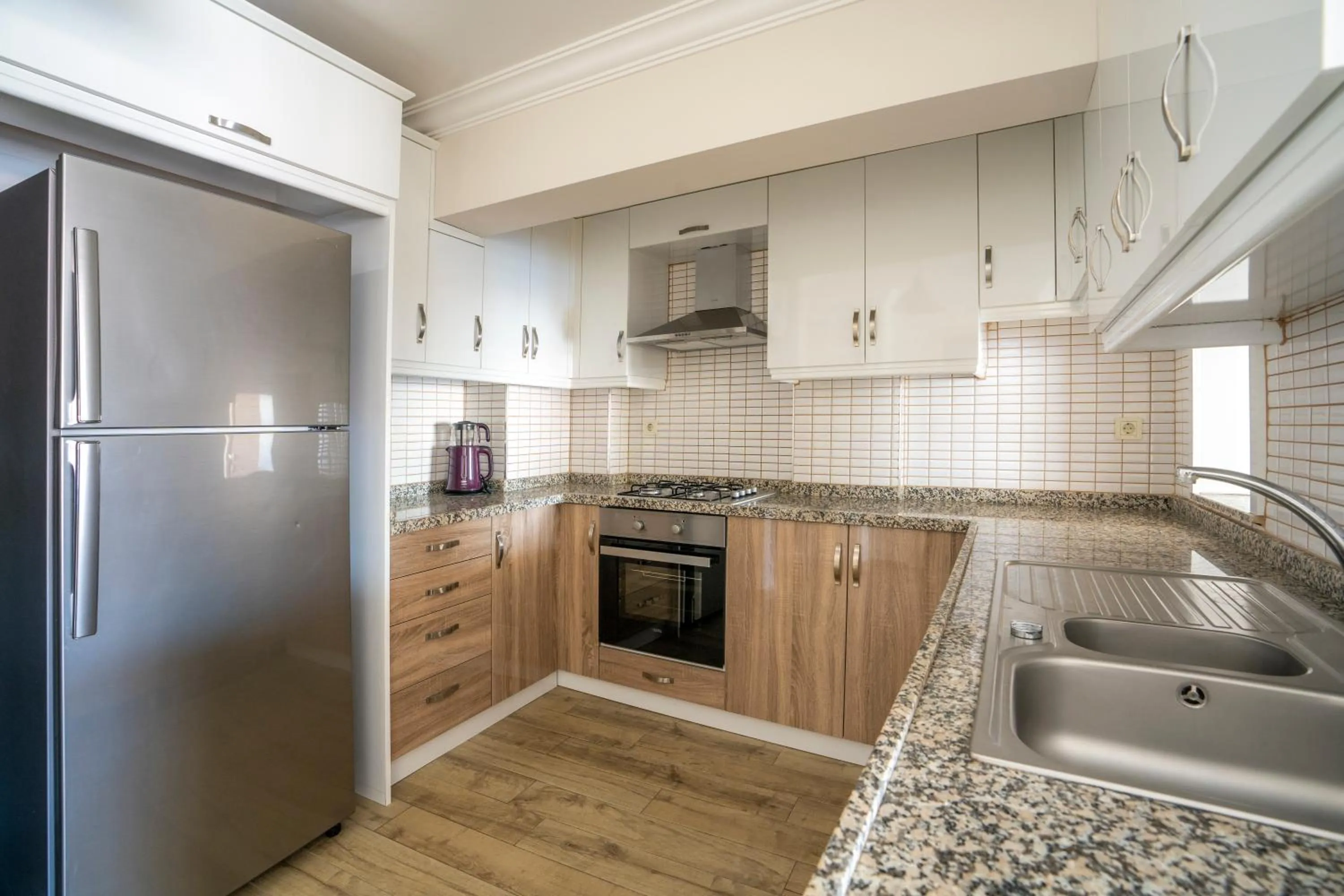 Kitchen or kitchenette in XOX Apart Hotel