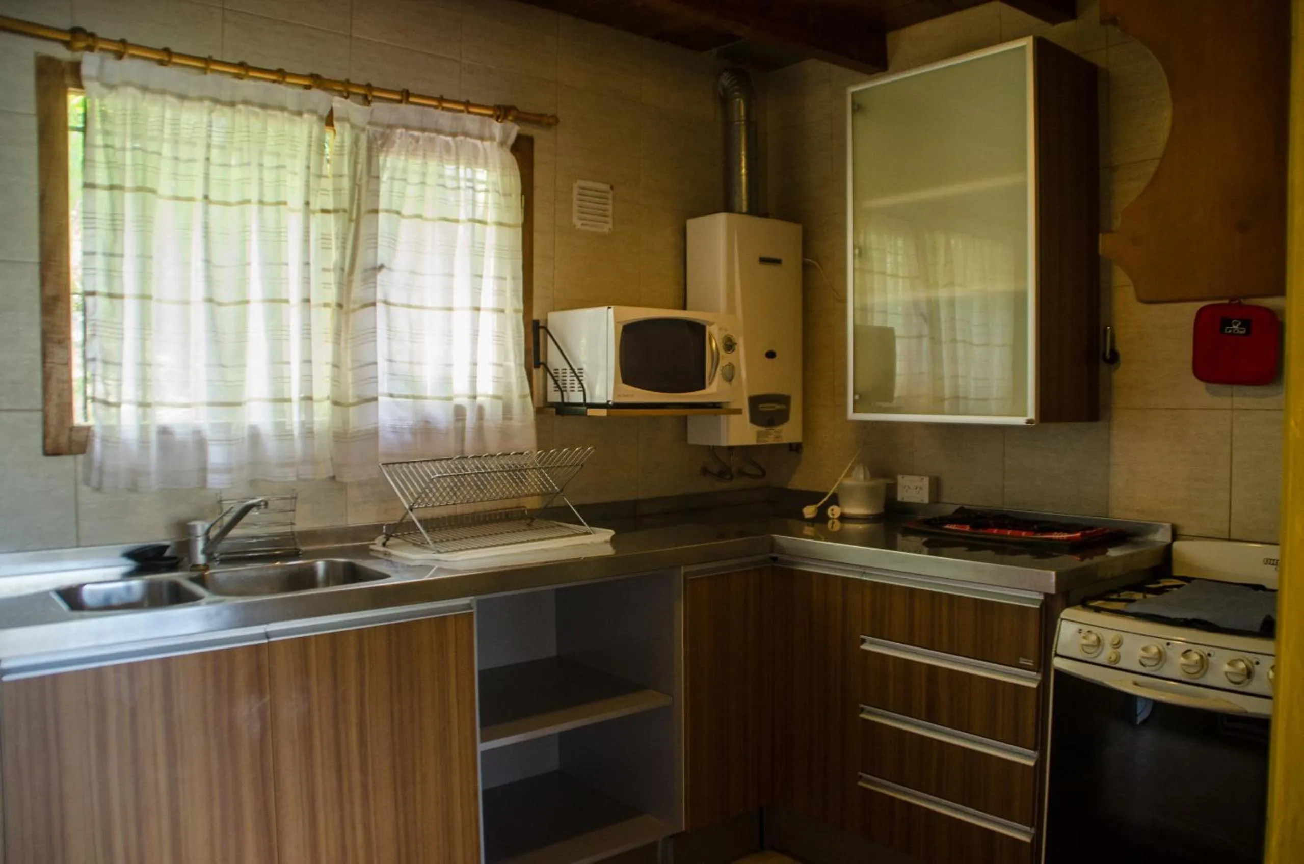 Kitchen or kitchenette in Cabañas Villa Pañil