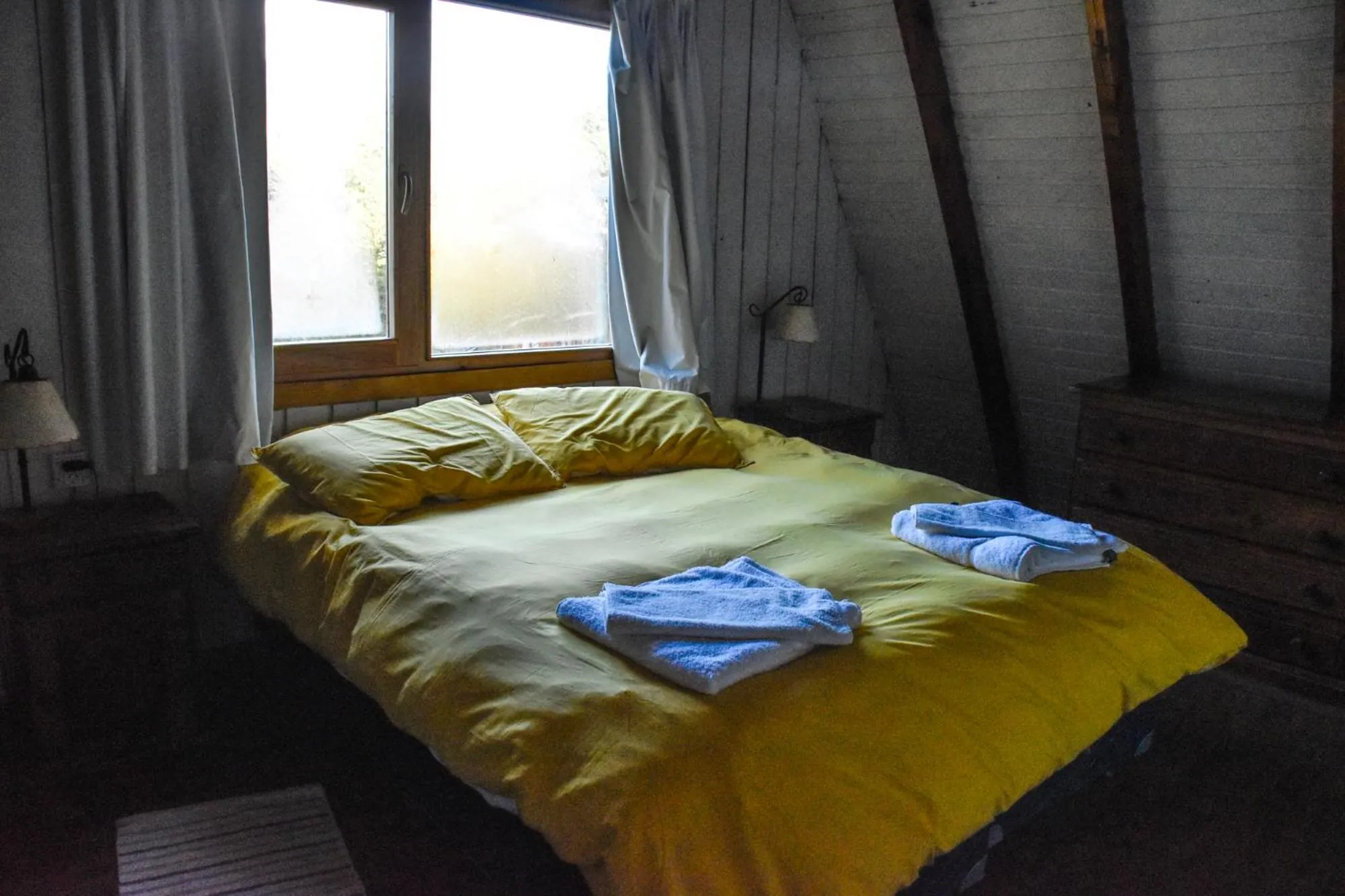 Photo of the whole room, Bed in Cabañas Villa Pañil