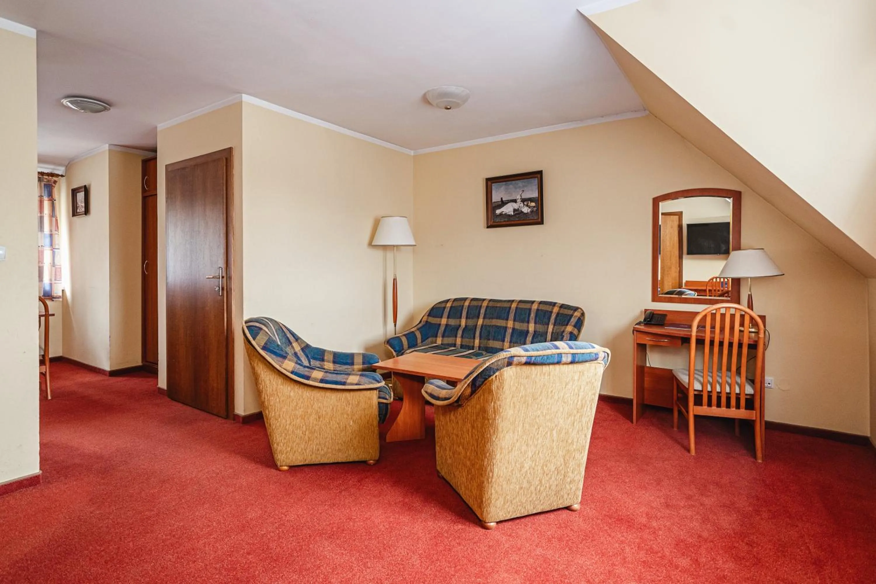 Communal lounge/ TV room in Kompleks Antałówka Termy & Med