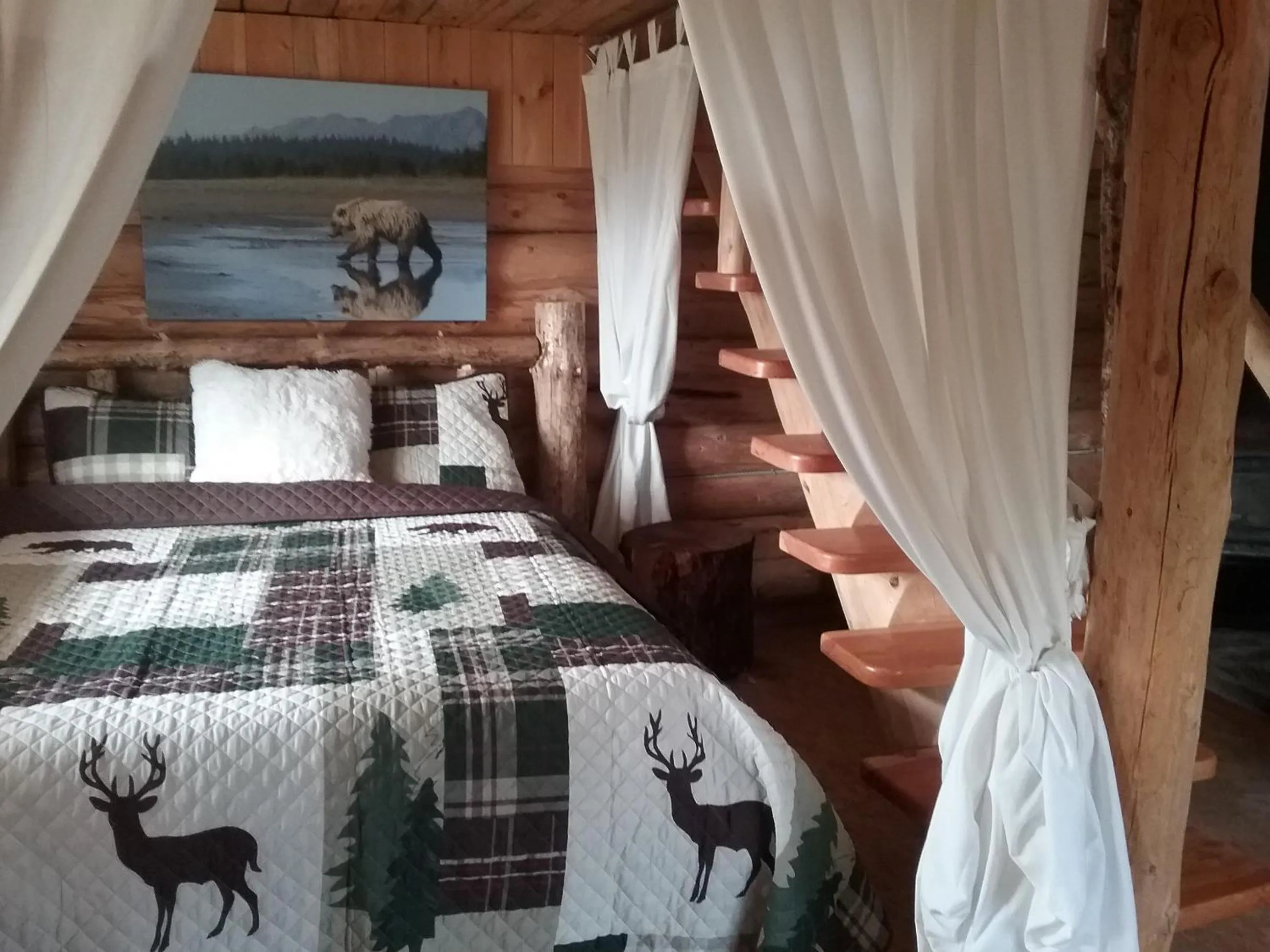 Photo of the whole room, Bed in Eagle Bear Lodge