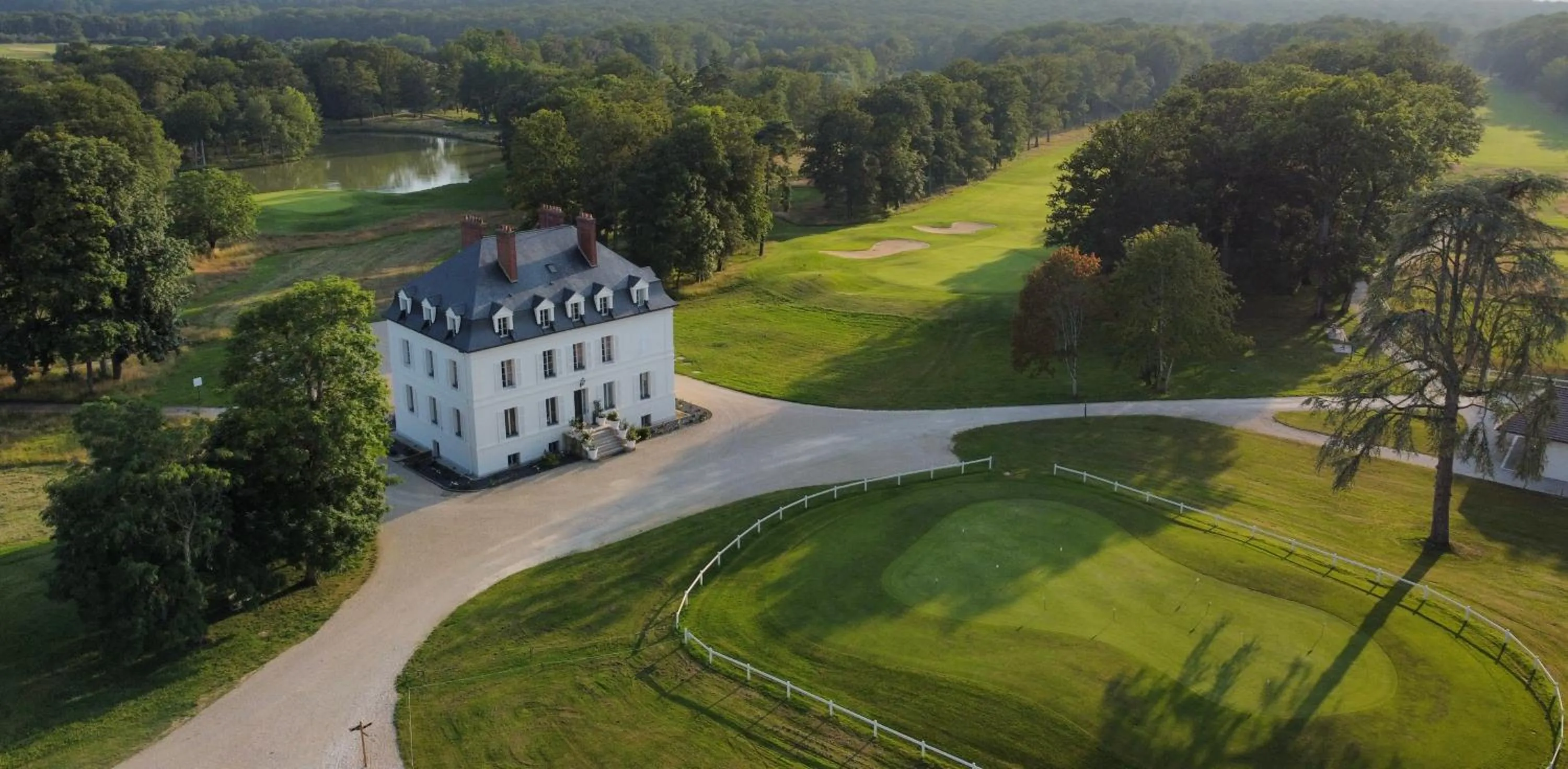 Bird's eye view in Domaine Du Roncemay - Hôtel, Restaurants, Spa & Golf