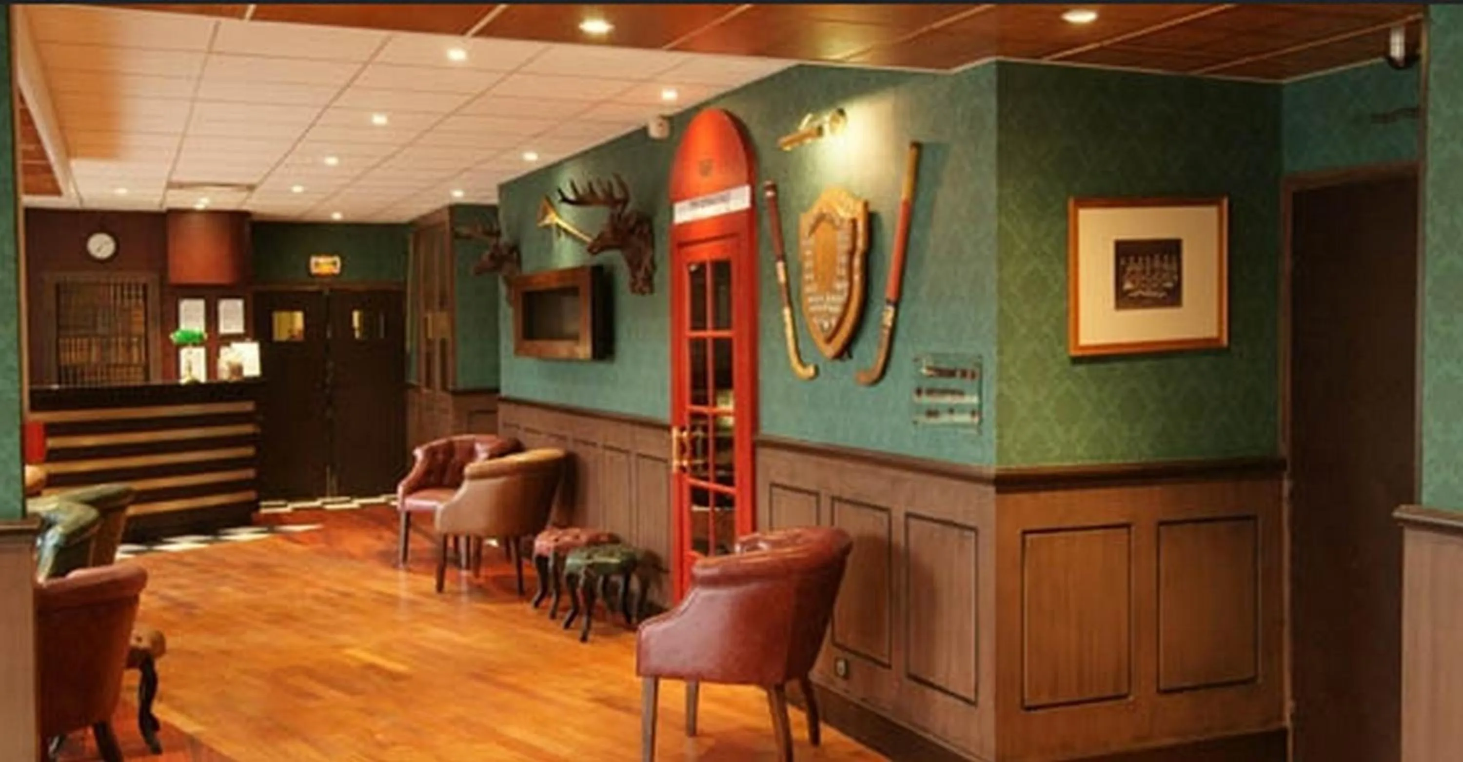 Lobby or reception in Greenhotels Roissy Parc des Expositions