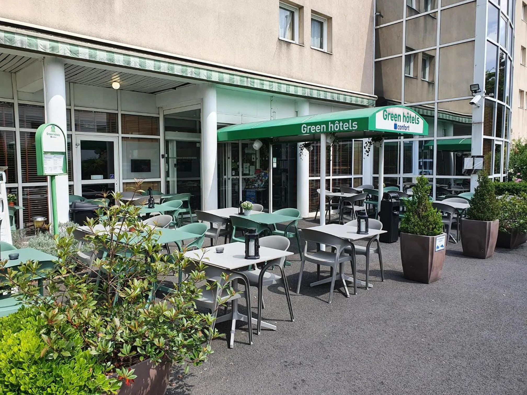 Patio in Greenhotels Roissy Parc des Expositions