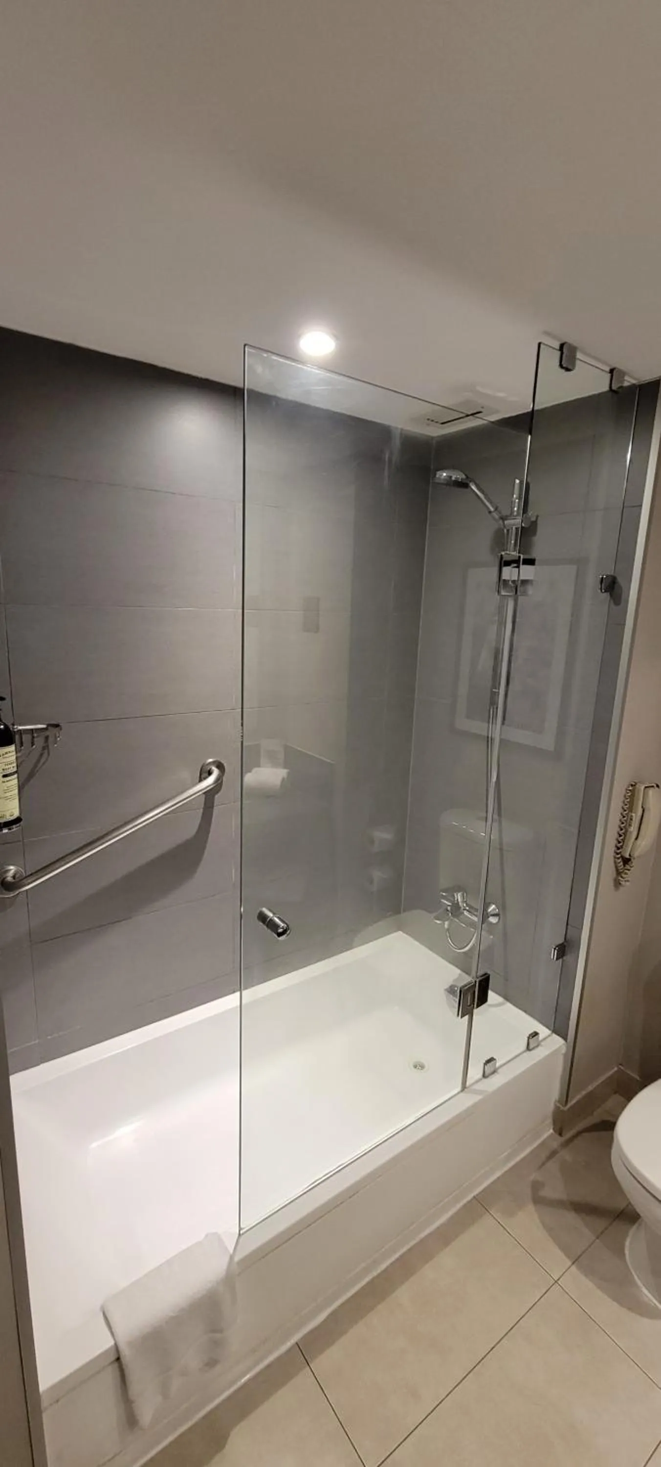Shower in Novotel Santiago Las Condes